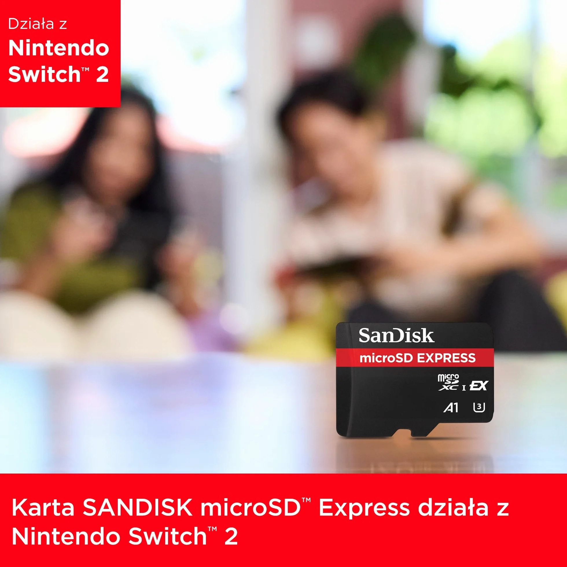 SanDisk MicroSD Express 256GB karta mSD odczyt 880 MB/s zapis 650 MB/s UHS-I U3 C10