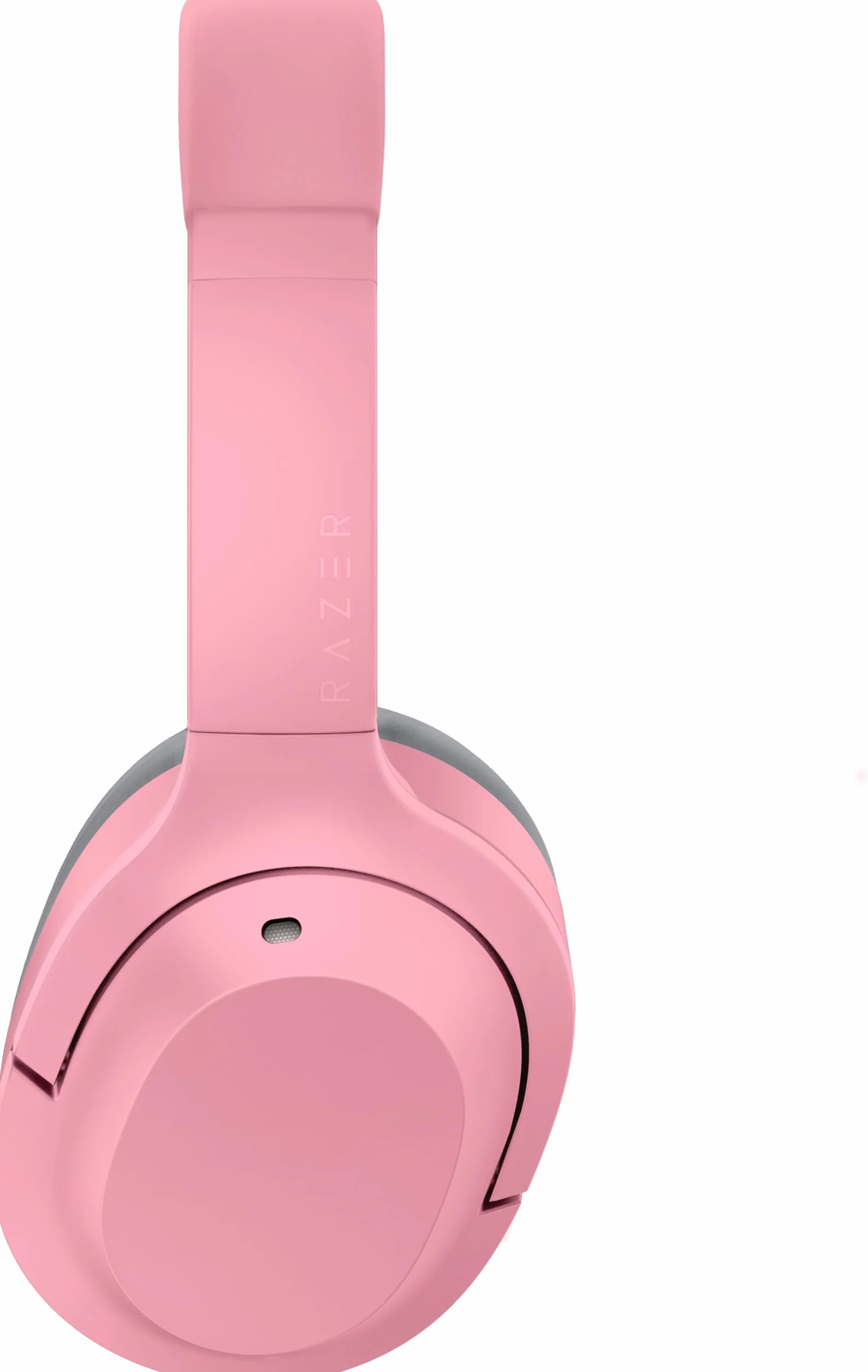 Razer Opus X (Quartz) - Bezprzewodowy zestaw słuchawkowy o niskim poziomie opóźnień z technologią aktywnej eliminacji hałasu (Dostrojone 40-mm przetworniki, Wbudowane mikrofony) Różowy