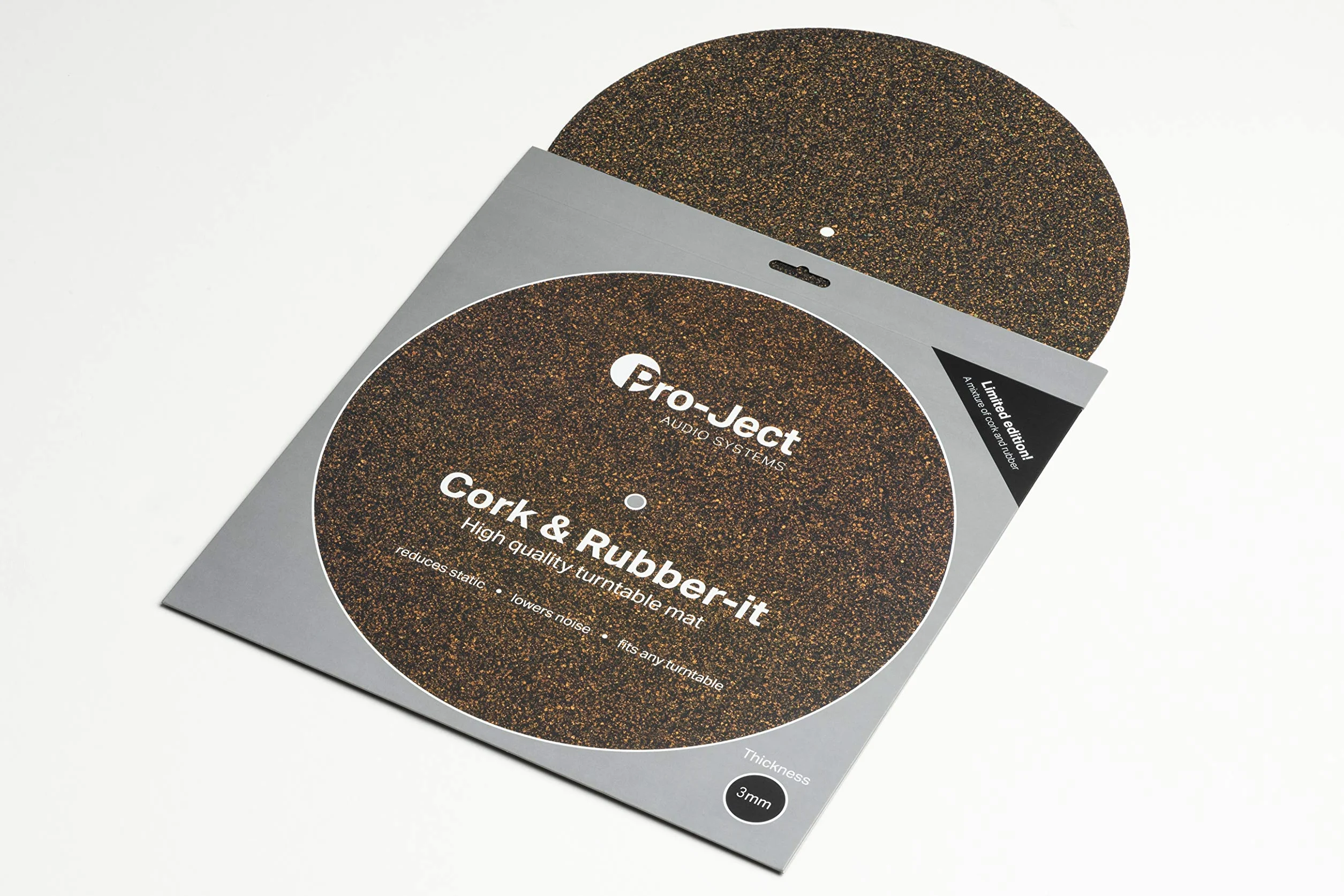 Pro-Ject Cork & Rubber it 3 mm, wysokiej jakości mata z korka i gumy