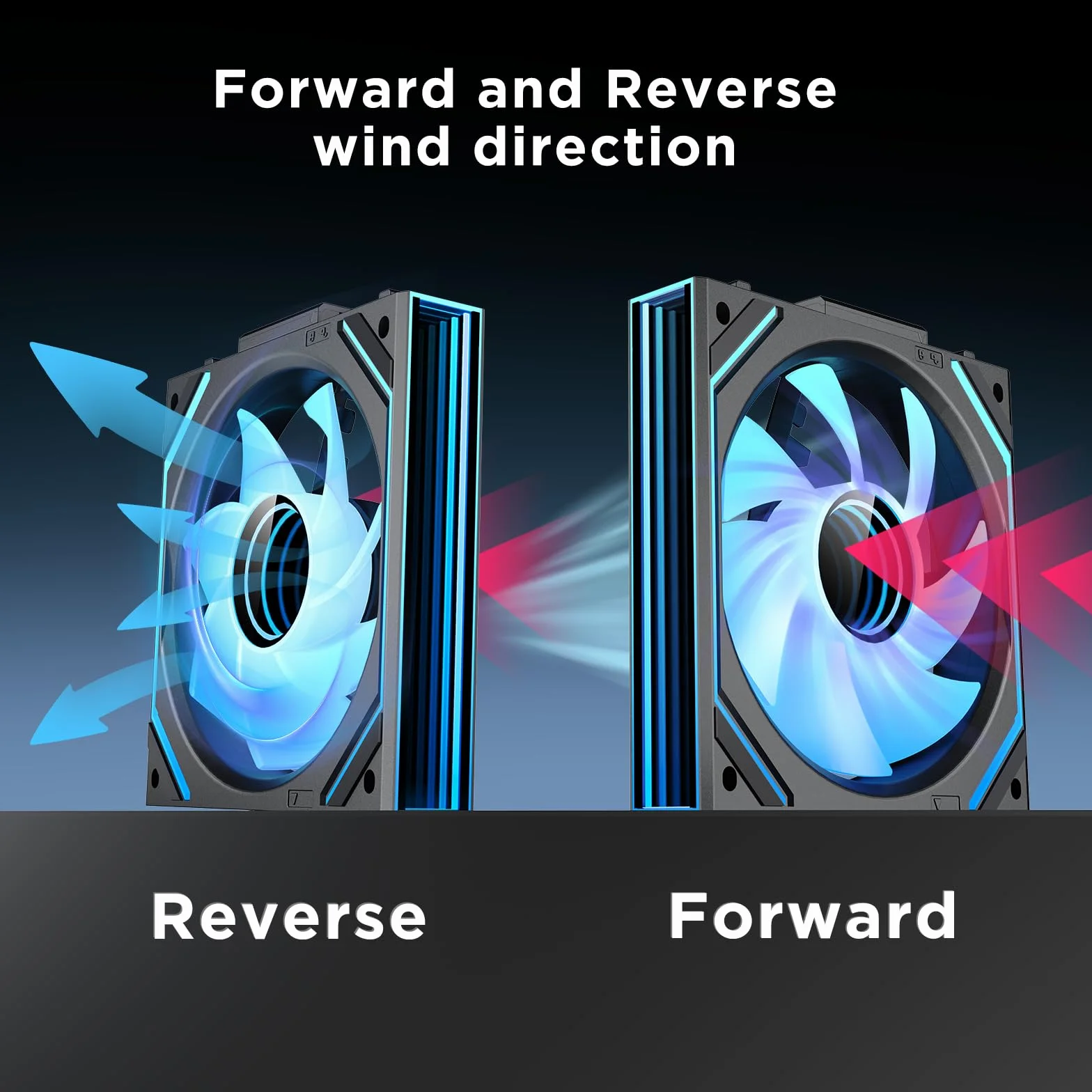 TZMRIT Interstellar-V2 Uni Fan Wentylator z odwróconym przepływem, czarny, 120 mm PWM aRGB