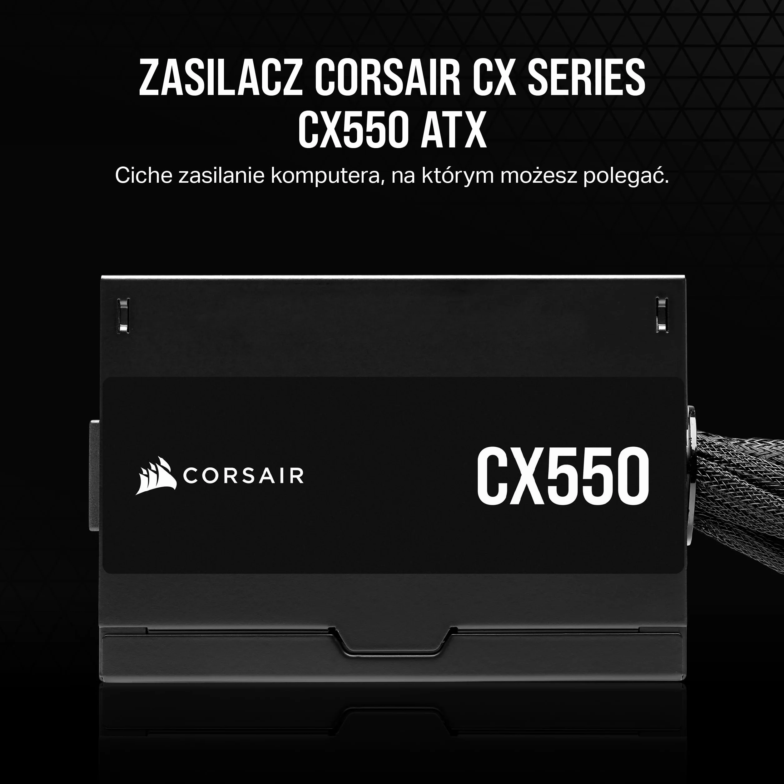 CORSAIR CX550 ATX 550W Zasilacz 80 PLUS Bronze Czarny