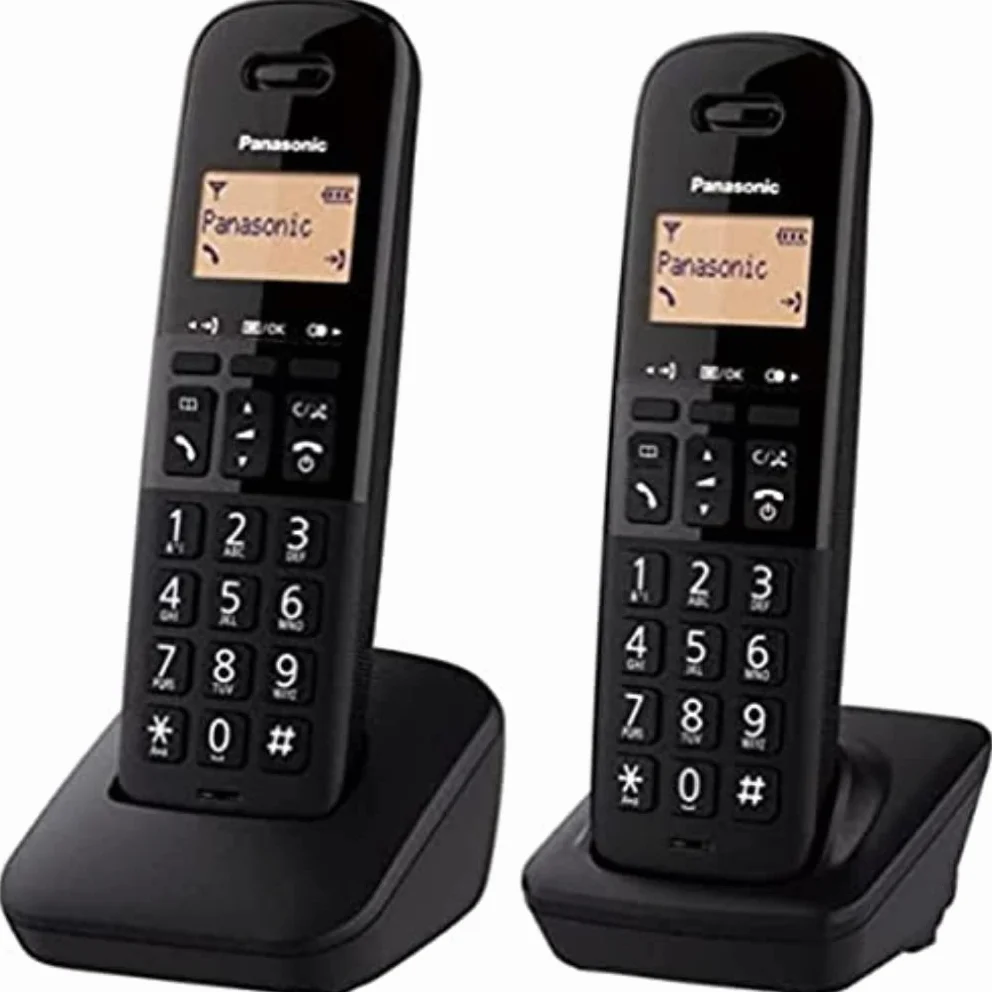 KX-TGB612FRB Bezprzewodowy telefon stacjonarny Duo Czarny
