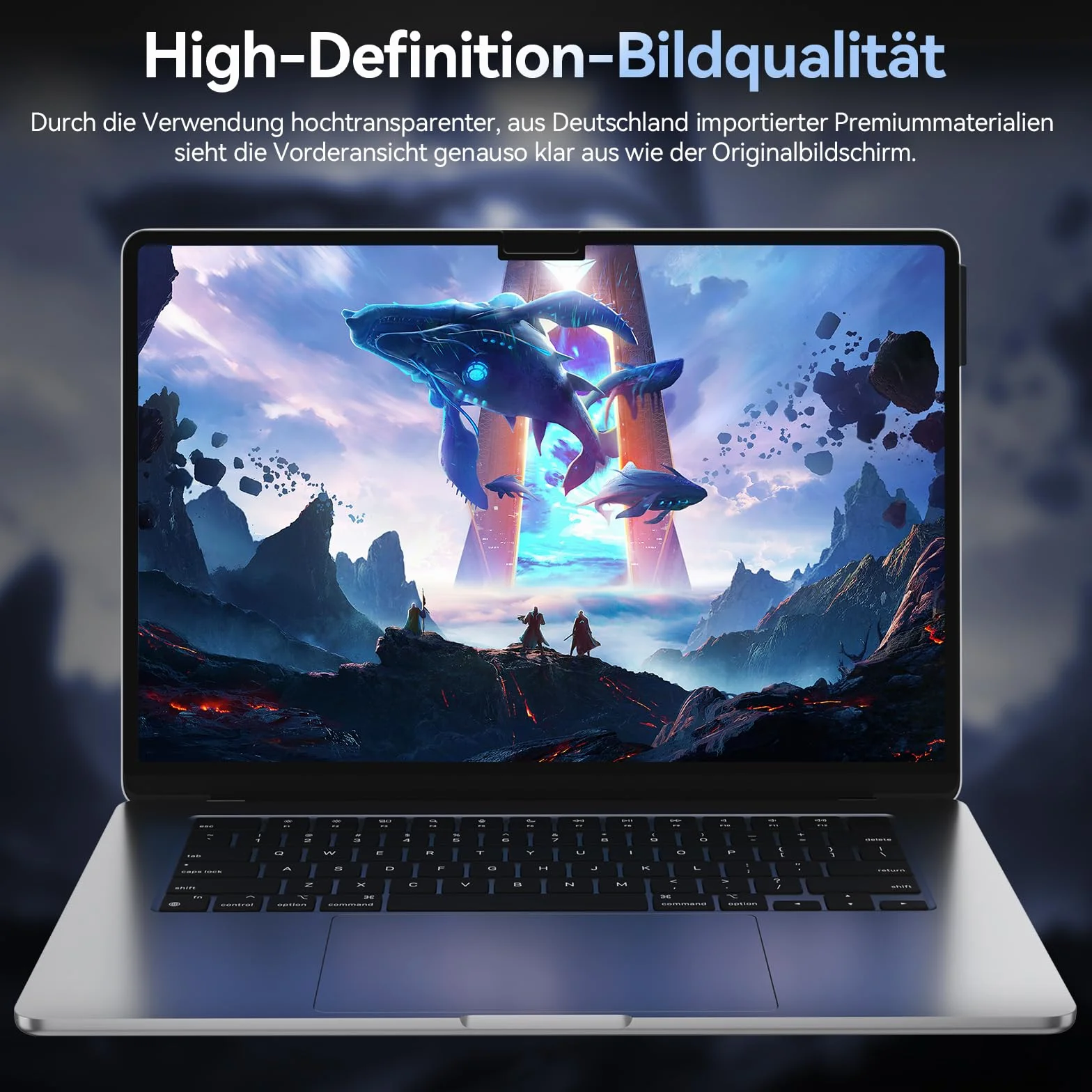MagicSuction Filtr prywatyzujący do MacBook Pro 14" (2021-2023) M1 A2442/M2 A2779 / M3 A2992 A2918, 14,2", zdejmowany, ochrona przed szpiegiem, niebieskie światło, Mac Laptop Privacy, ochrona przed