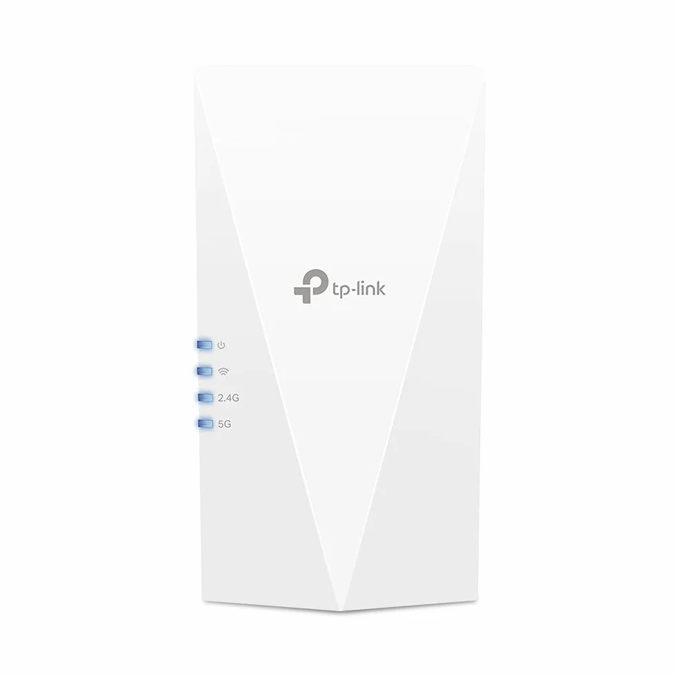 TP-Link RE500X | Wzmacniacz Sygnału Wi-Fi 6 AX1500 | Dwupasmowy (5 GHz i 2,4 GHz) | Port Gigabit Ethernet | Kompatybilny z OneMesh | Tryb Punktu Dostępowego | Aplikacja Tether