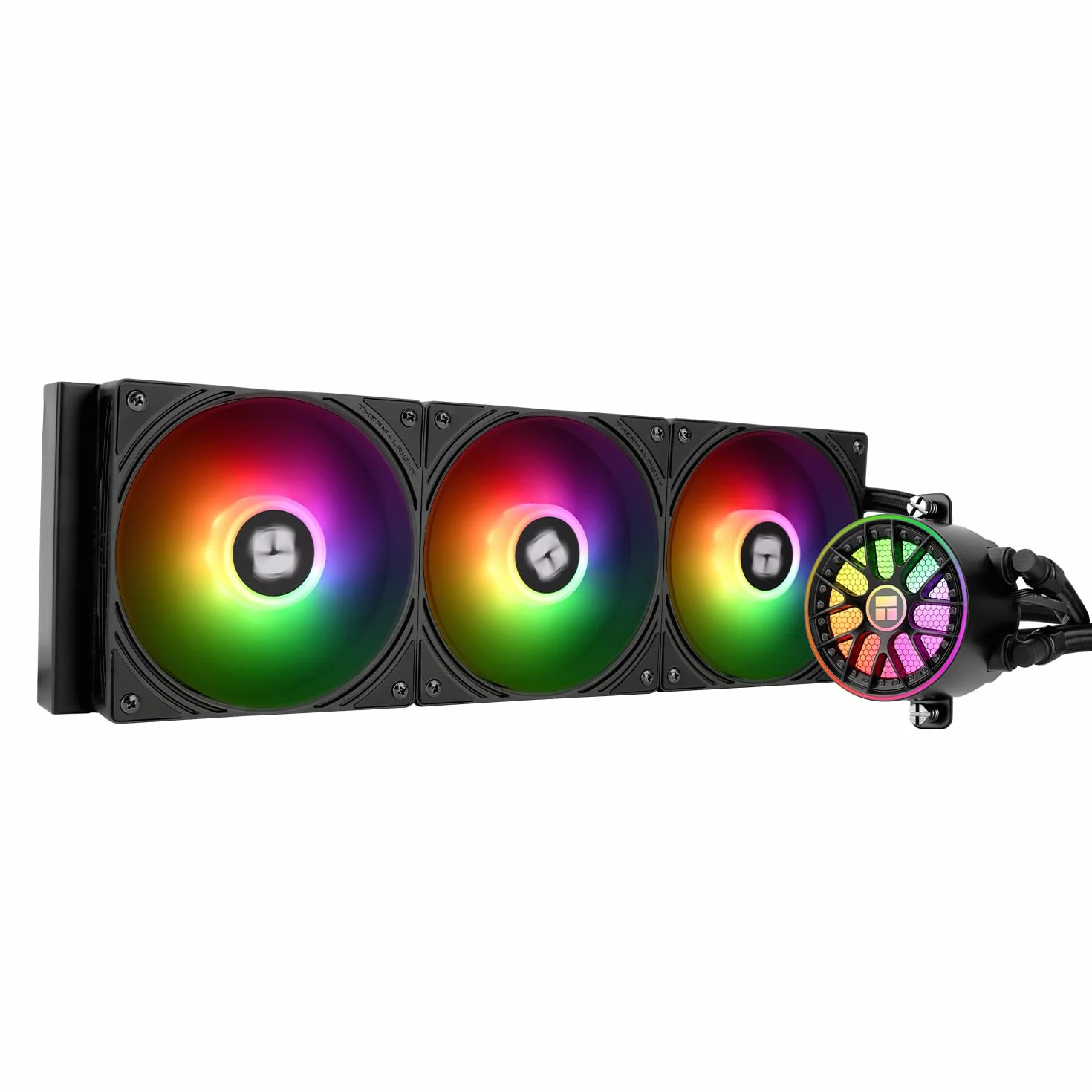 TR -AQUA ELITE 360 V6 ARGB BLACK CPU Cooler cieczy, 360 rzędów chłodzenia, 3x120mm Chłodnica wodna, AMAM: AM4/AM5, Intel LGA115X/1200/2011/1700/1851, Chłodnica procesora AIO