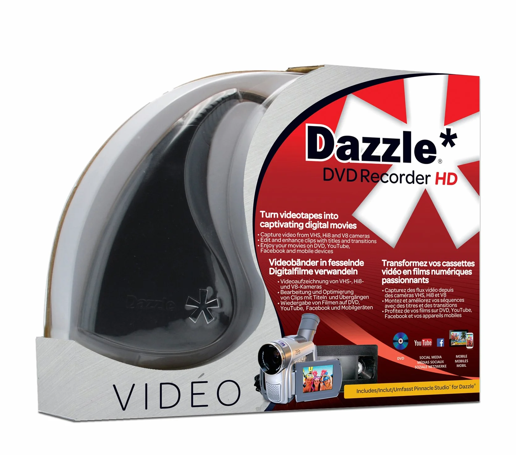 Dazzle DVD Recorded HD | Turn videotapes into captivating digital movies | Windows | Perpetual | Delivery