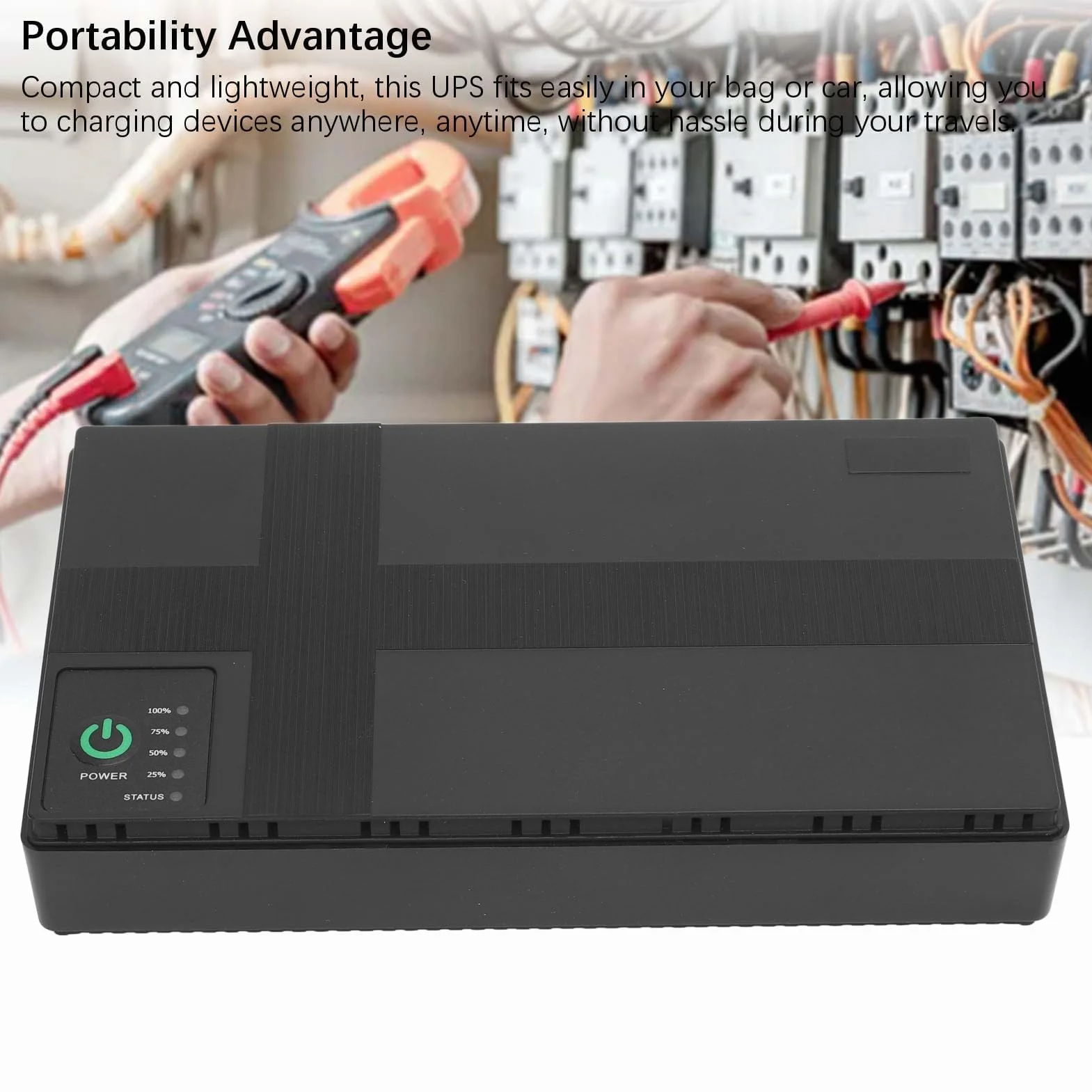 20000 MAh UPS Batersh Batush z Przeładowaniem Protect Compact Design dla Modemu Routera Kamera Bezpieczeństwa Nieprzeprzepuszczalna Zasilacz dla Niezbędnych urządzeń