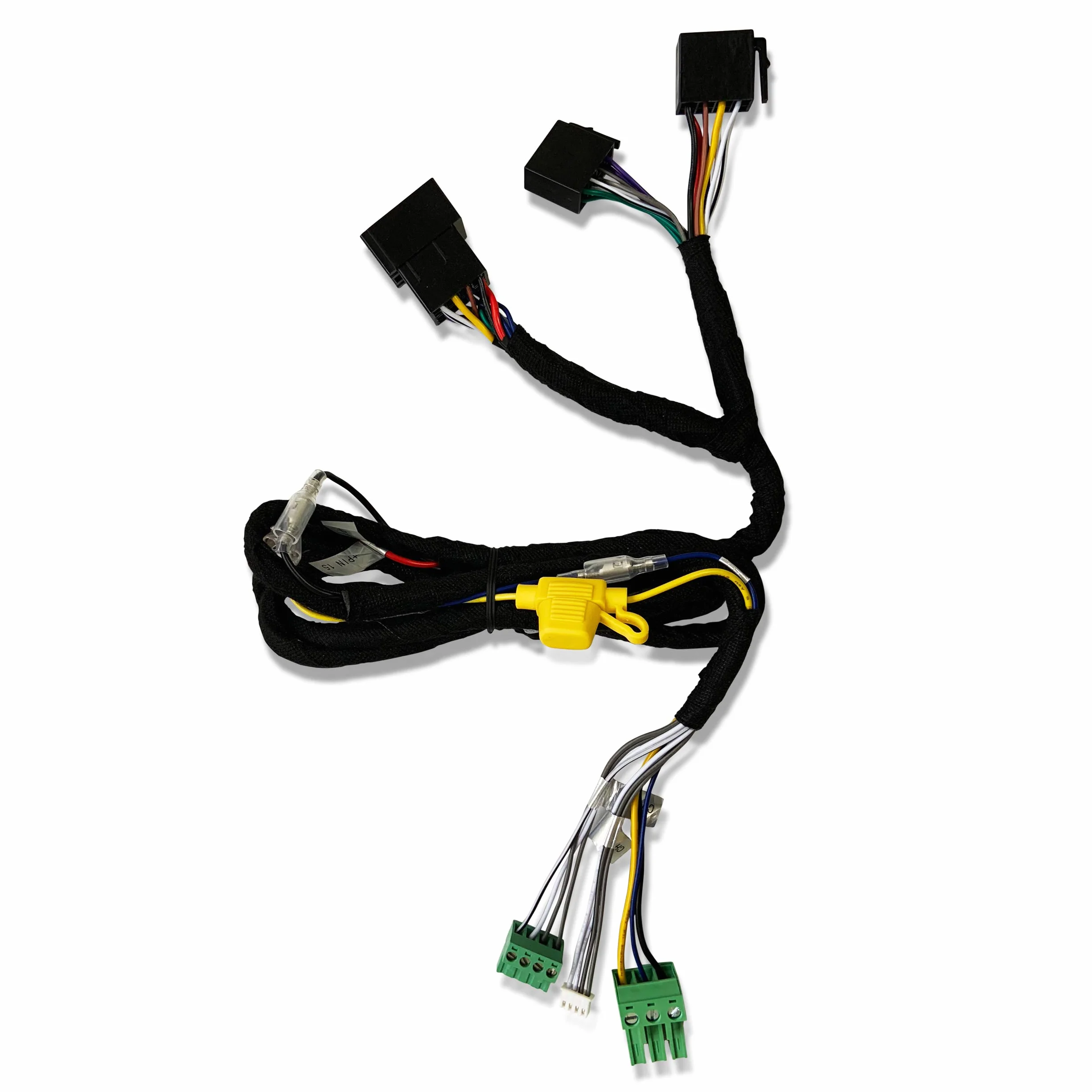 ETON UG ACCM2: ISO High Level Kabel przyłączeniowy ISO do wzmacniacza ETON Micro 120.2, przyłącza z wtyczką, 2 kanały