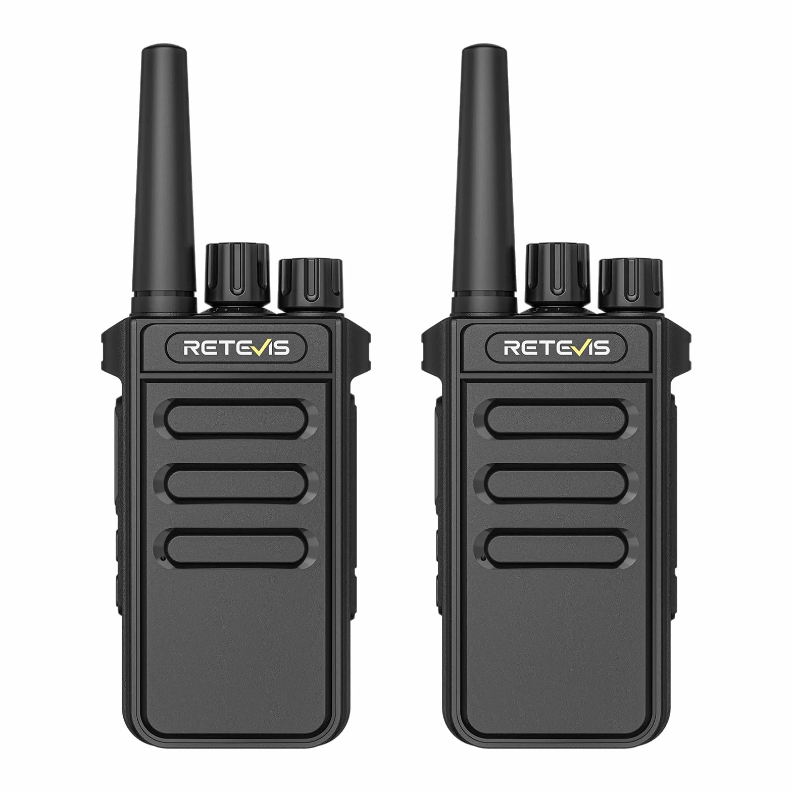 Retevis MateTalk P64 Cyfrowe Radio Dwukierunkowe Dalekiego Zasięgu Kompatybilne z Krótkofalówkami, Komercyjne Radio dla Hoteli (2 szt.)