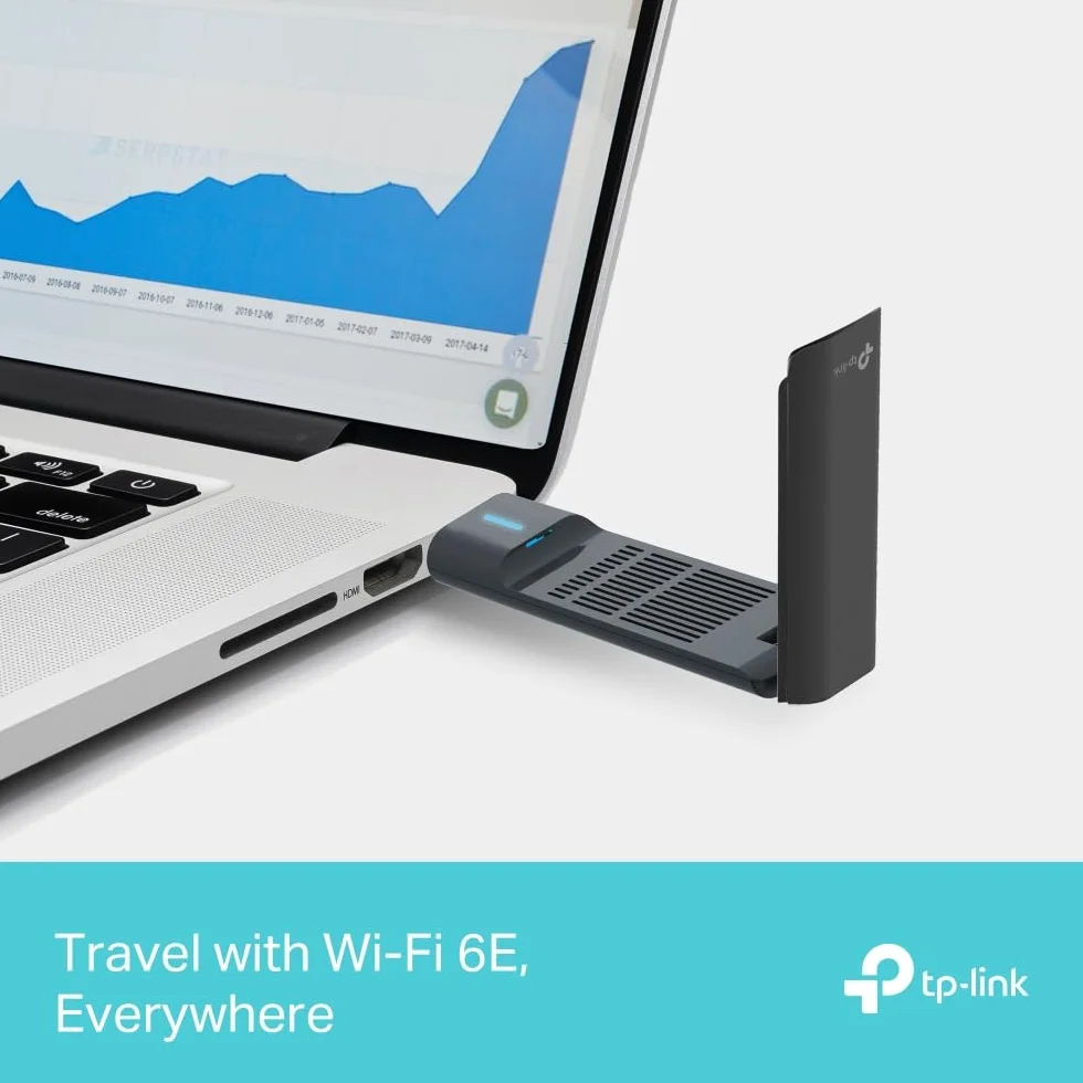 TP-Link Archer TXE70UH – Adapter PCIe Wi-Fi 6E (AXE5400), 2402 Mb/s (6 GHz) + 2402 Mb/s (5 GHz) + 574 Mb/s (2,4 GHz), Bluetooth 5.0, WPA3, Kompatybilny z Windows 10/11