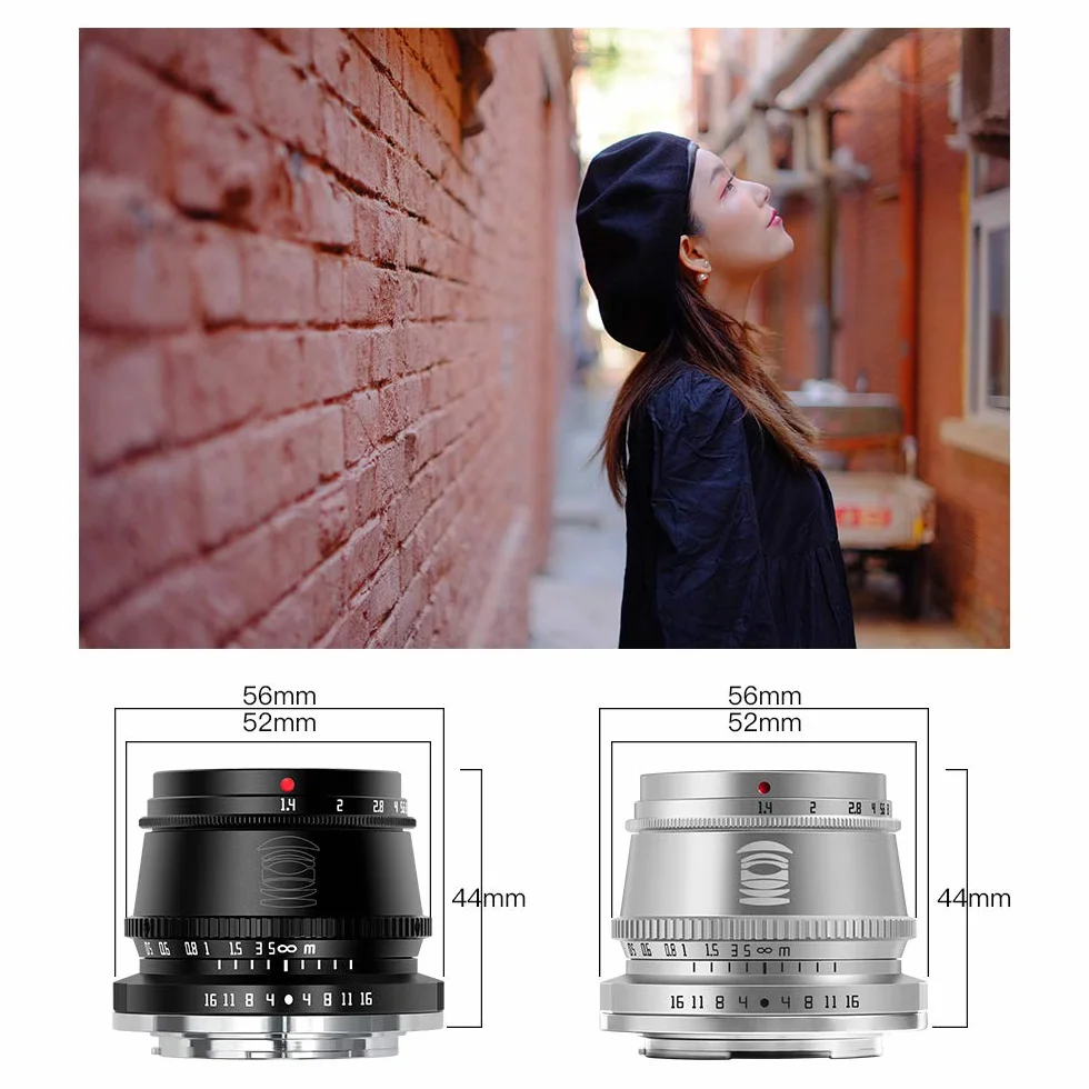 TTArtisan 35mm F1.4 Obiektyw APS-C Sony E Mount Ręczna Ostrość