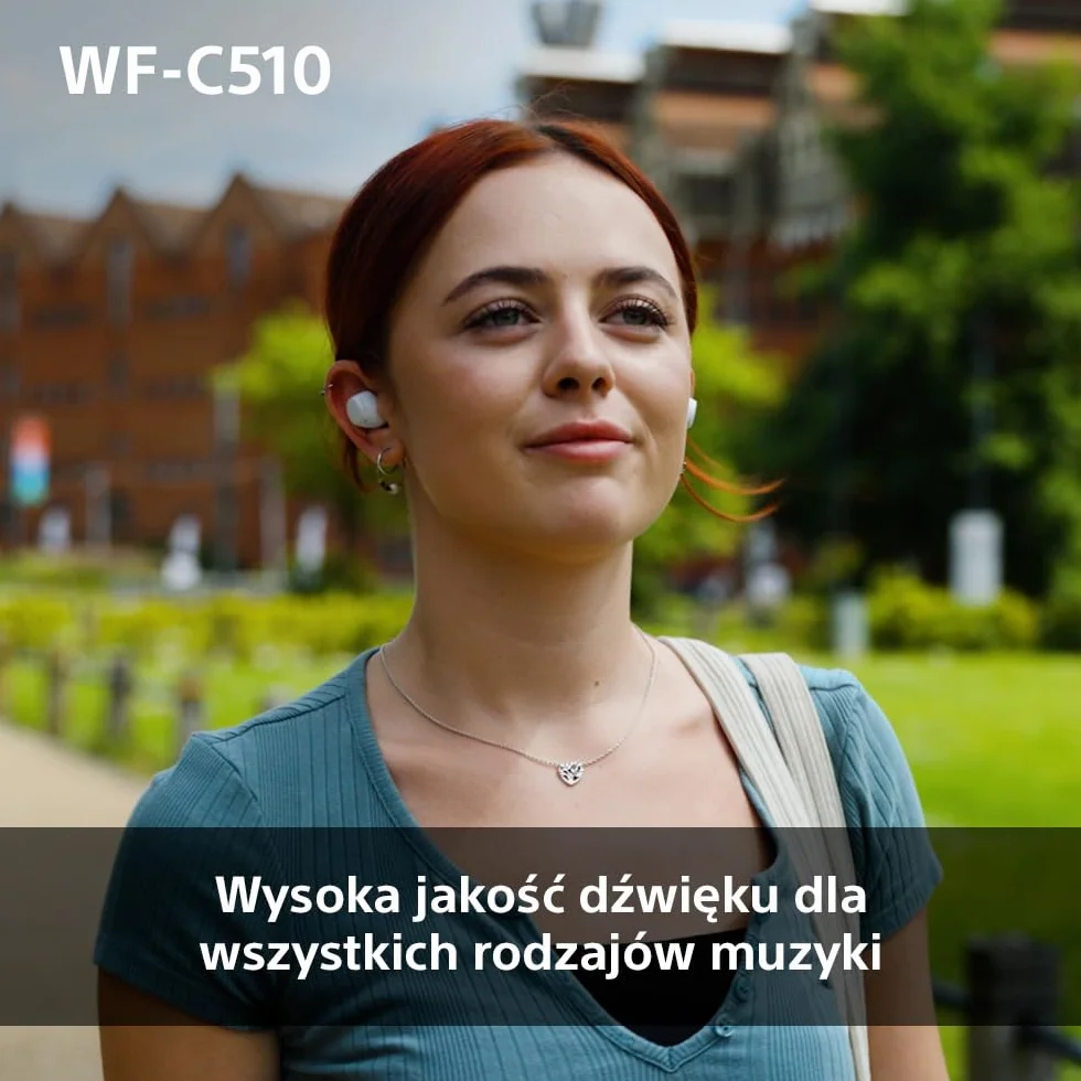 Sony TWS Słuchawki Douszne IPX4 Bluetooth Multipoint Ambient Sound Spotify Tap Szybkie Ładowanie Bateria 22 Godz Czarne