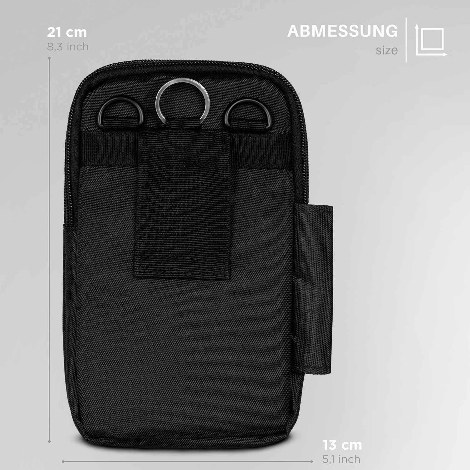 moex Dex Case do Nothing Phone (3a) Pro etui na telefon komórkowy do zawieszenia dla mężczyzn, z paskiem na ramię, klipsem na pasek i karabińczykiem, wytrzymała torba na pasek, wodoodporna, czarna