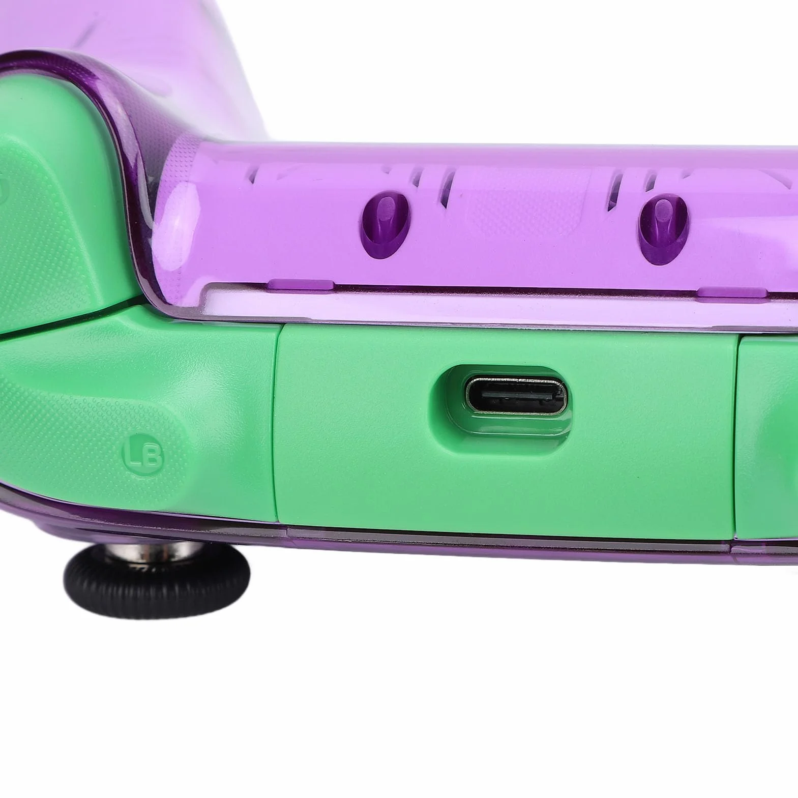 Interaktywny Kontroler Gier z Ekranem, Kontroler Gier z Efektem Halla na PC, IOS, Android, Joystick Gamepada, Czujnik Ruchu, światło RGB, Połączenie Bluetooth i 2.4G