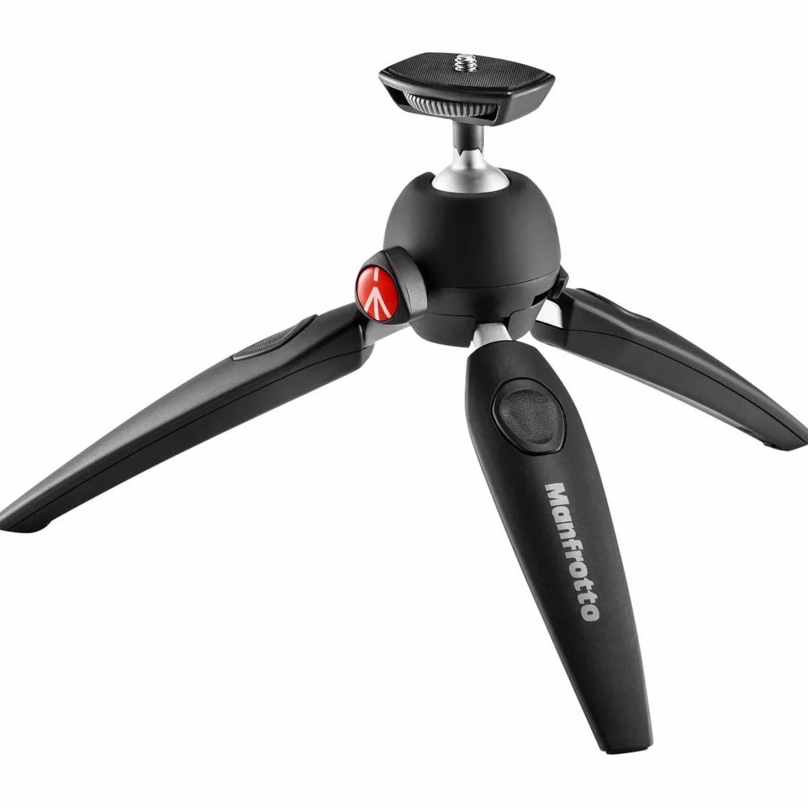 Manfrotto PIXI EVO 2 Częściowy Mini Statyw do Aparatów Bezlusterkowych, Czarny, 1 Sztuka