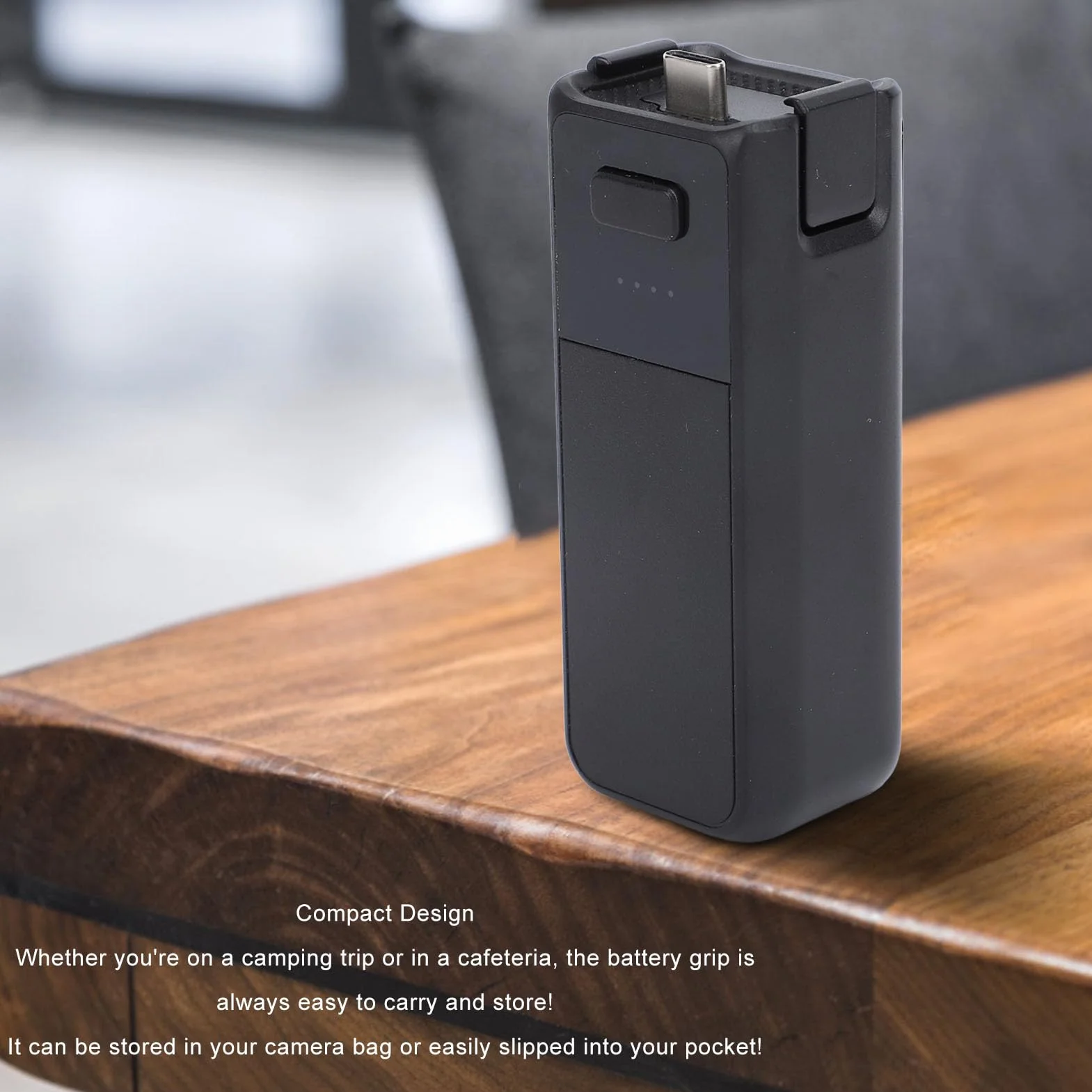 Kompatybilny z Uchwytem Akumulatorowym Pocket 3, Przenośnym Uchwytem Akumulatorowym 2800 MAh do Akcesoriów Pocket 3 Creator Combo, Zarezerwowany Gwint 1/4, Inteligentny