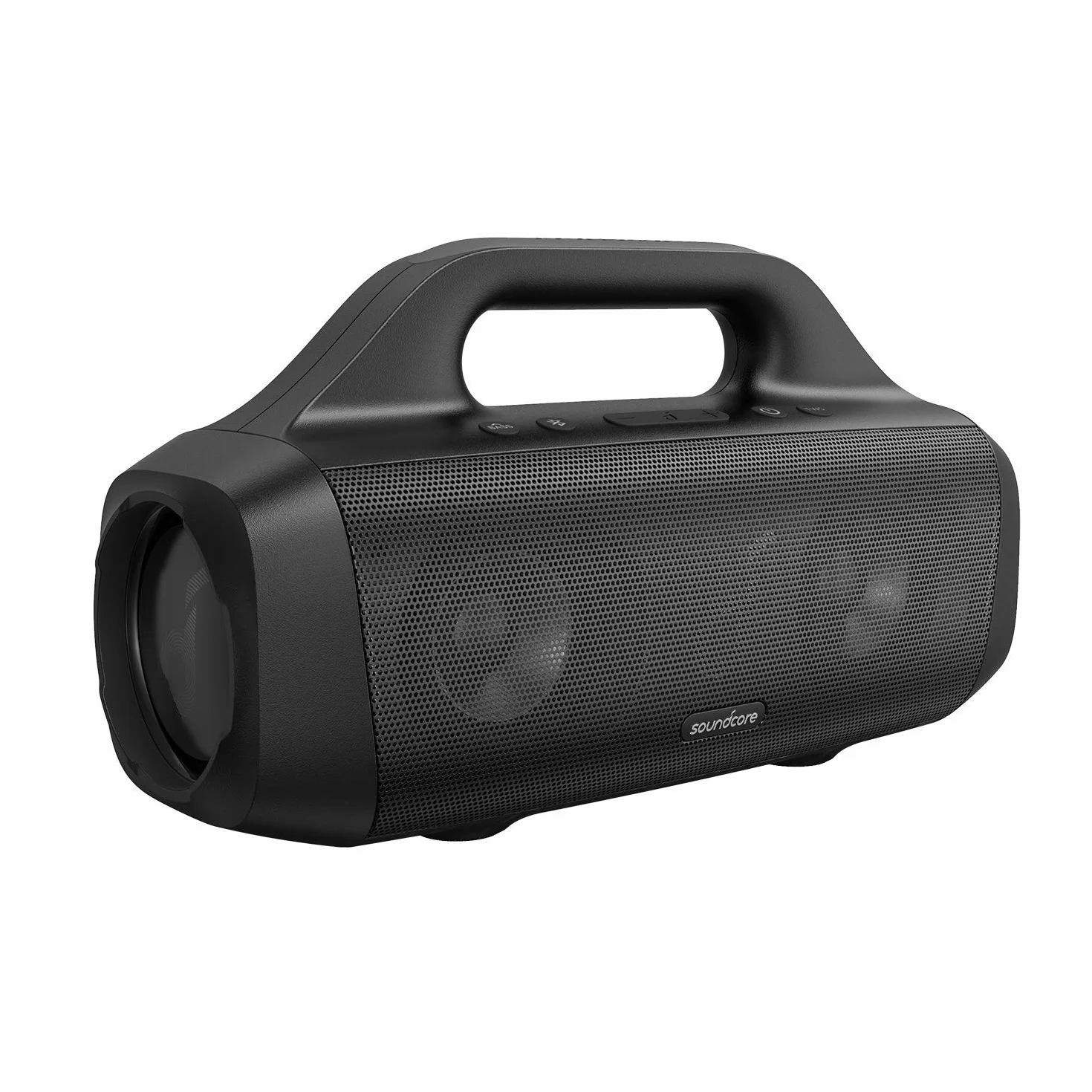 Soundcore Motion Boom głośnik Bluetooth(odnowiona) od Anker z tytanowymi przetwornikami, technologią BassUp, wodoodpornością IPX7, 24-godzinnym akumulatorem, idealny na zewnątrz, do ogrodu i na plażę