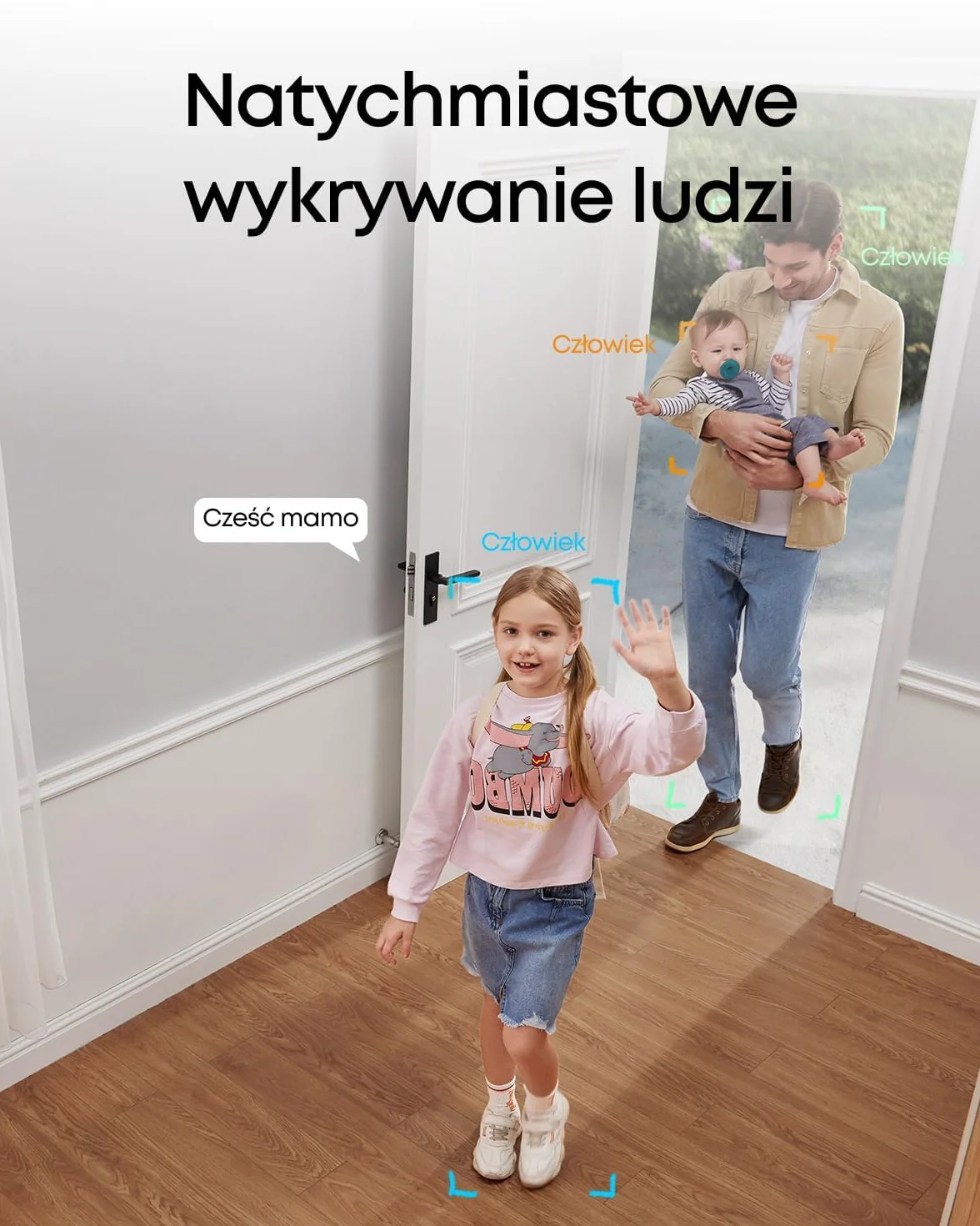 eufy Security Solo IndoorCam E220 (P24) kamera 2K obrót i pochylenie AI człowieka i zwierzęcia