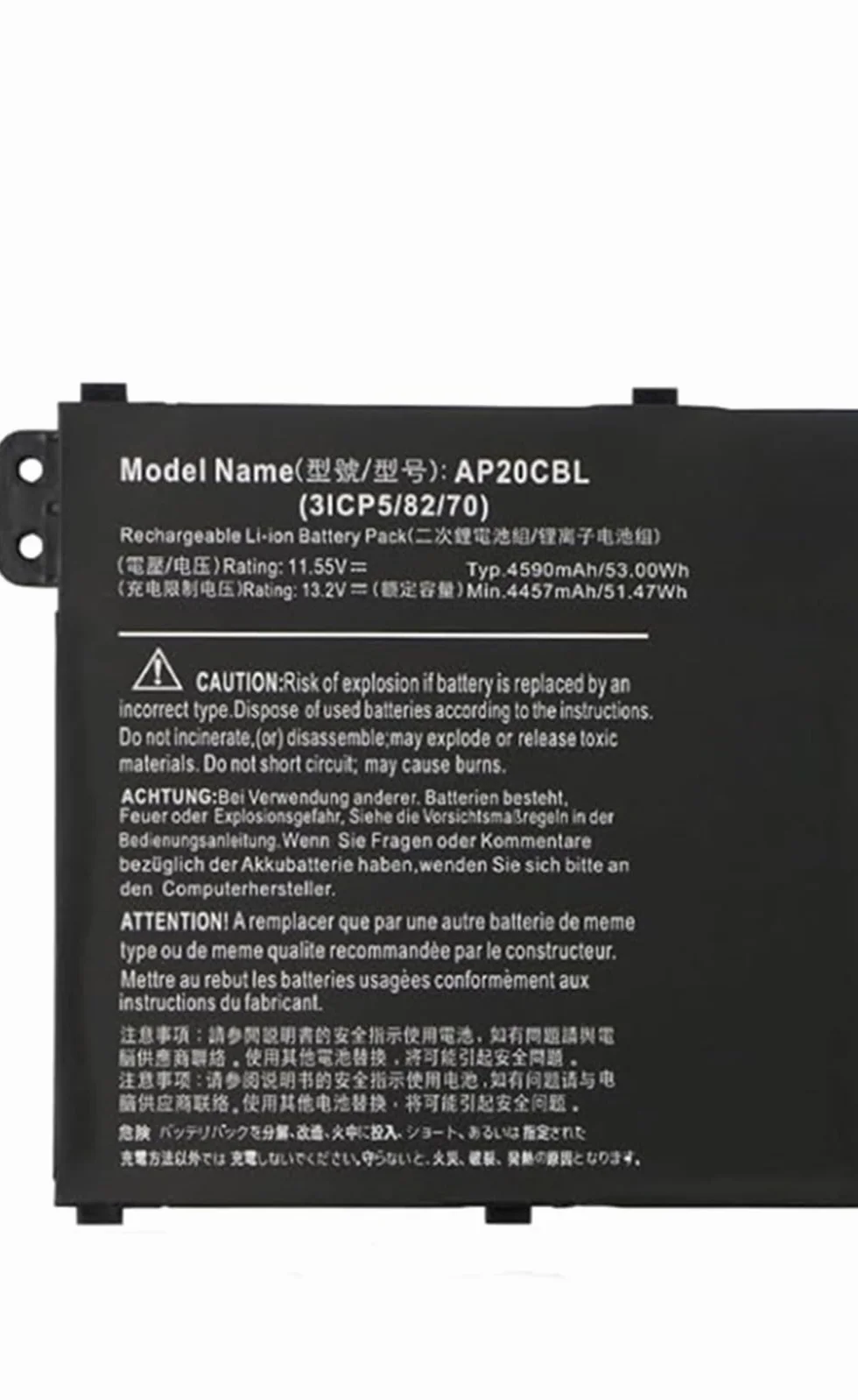 AKKEE AP20CBL Bateria do laptopa Acer Swift 3 SF314-43 SF314-511 Aspire 5 A515-45 A515-46 A515-56 A515-56T Aspire 7 A715-43G Vero AV15-51 TravelMate Spin Bit 3 B31 1RNA-32