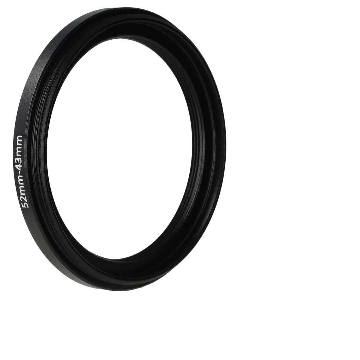 vhbw Step Down Adapter Ring Adapter filtra 52 mm-43 mm czarny pasujący do aparatu Agfa, Agfaphoto, Canon, Casio, Fujifilm, Kodak, Minolta, Nikon, Olympus
