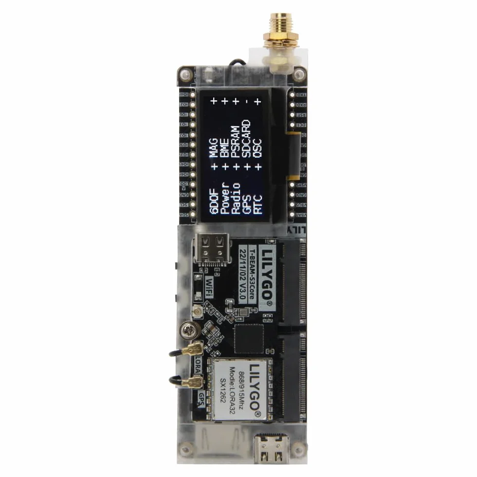 LILYGO T-BeamSUPREME Meshtastic ESP32-S3 Płytka rozwojowa LoRa L76K GPS WiFi Bluetooth 1.3-calowy SH1106 OLED 868MHz