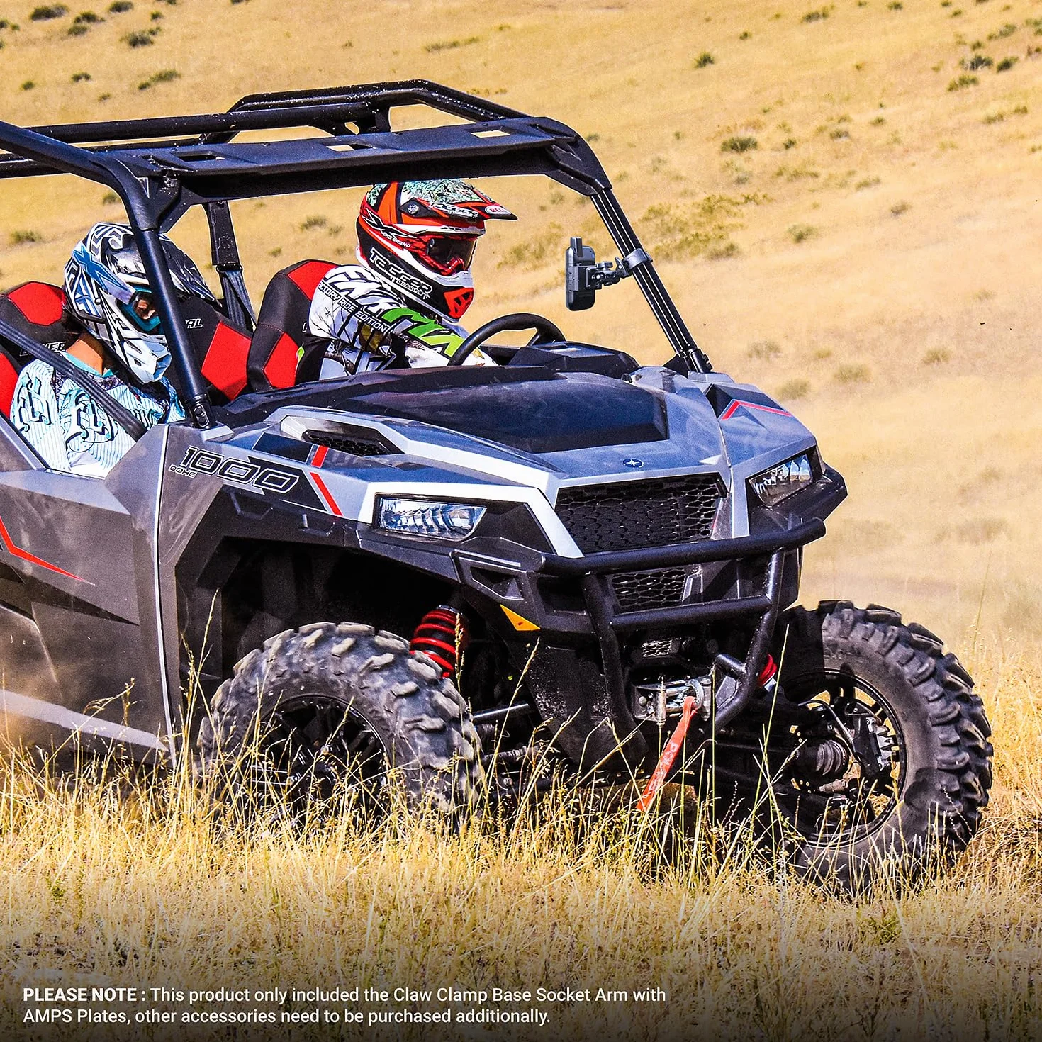 TUSITA Uchwyt Motocykla ATV/UTV Kompatybilny z Garmin Montana, Zumo XT - Podstawa z Chwytaczką