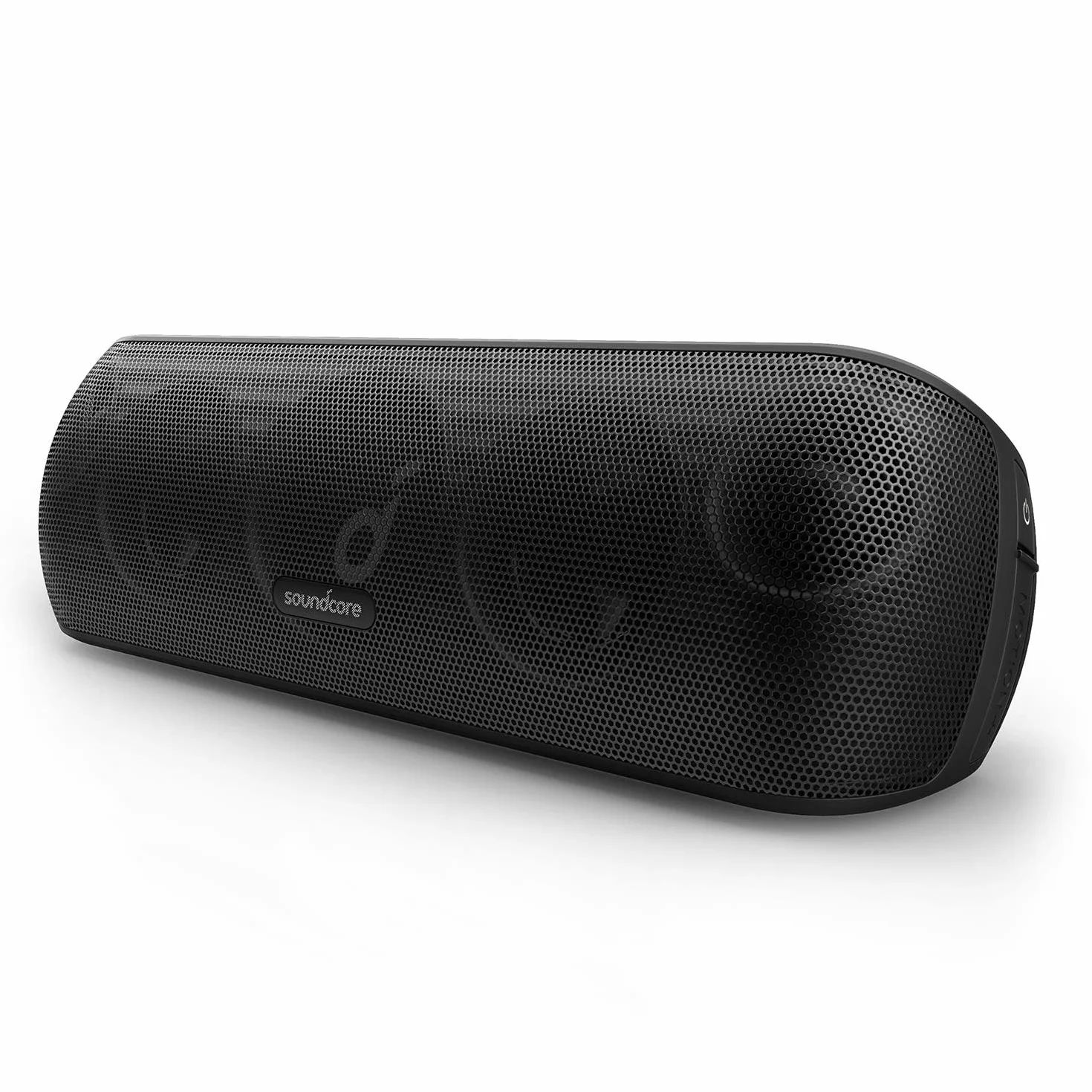 Soundcore Motion+ bezprzewodowy głośnik Bluetooth wysokiej jakości 30 W, rozszerzony bas i wysokie tony, z aplikacją, możliwość dostosowania EQ, 12-godzinny czas odtwarzania (Czarny)