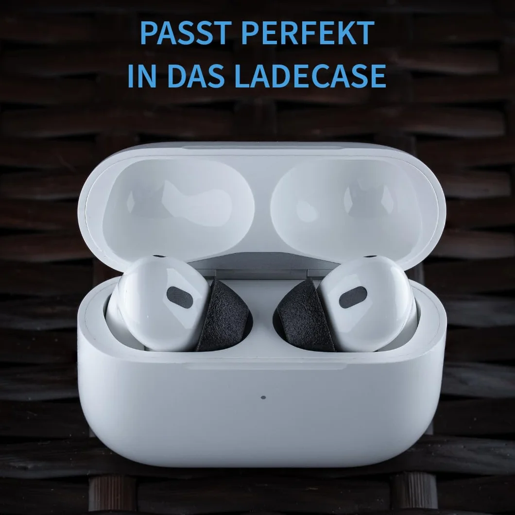 Comply TrueGrip MAX Memory Foam wymienne zatyczki do Apple AirPods Pro 1 i 2 generacji czarne rozmiar L 3 pary