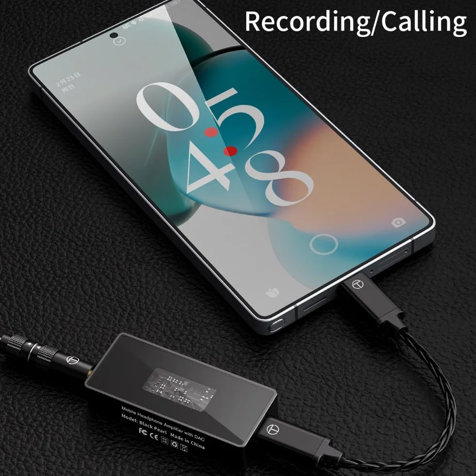 LEAUDIO TRN Black Pearl Przenośny cyfrowy dekoder audio Hi-Fi 3,5+4,4 wyjście podwójny CS43131 PCM 384 kHz 32-bitowy DSD256 DAC wzmacniacz słuchawkowy
