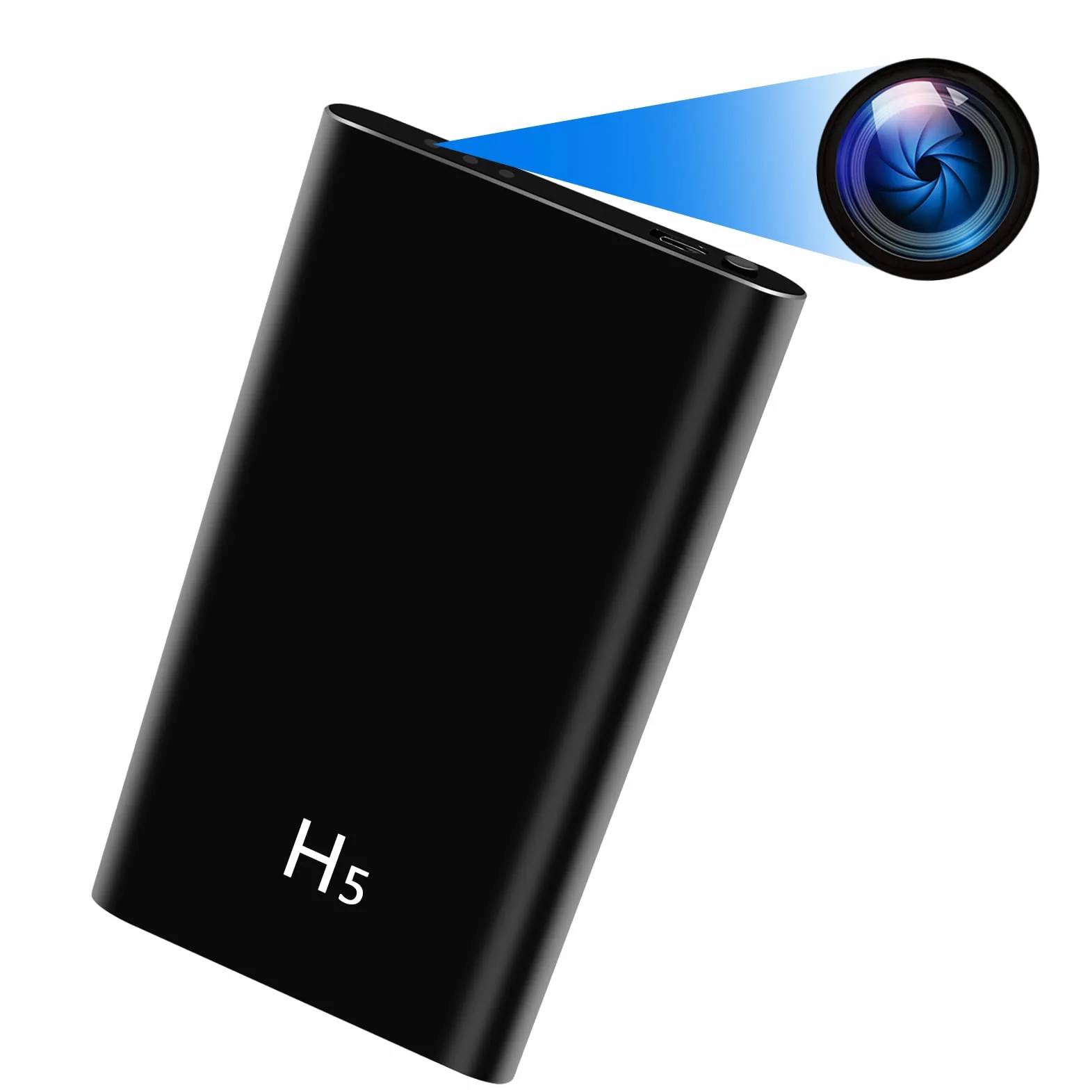 LXMIMI mini kamera szpiegowska 2 w 1 z power bankiem 5000mAh HD 1080P noktowizor detekcja ruchu