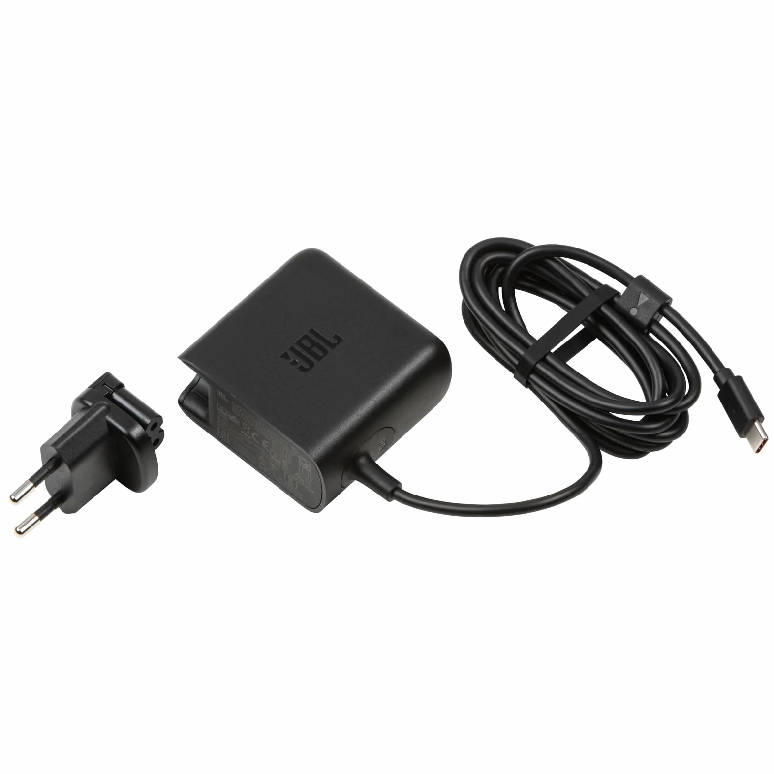 JBL Adapter Power Adaptor do Xtreme 3, Xtreme 4 i Xtreme 5 – USB‑C PD ładowarka, 15 – 80 W, wtyczka UE, czarna