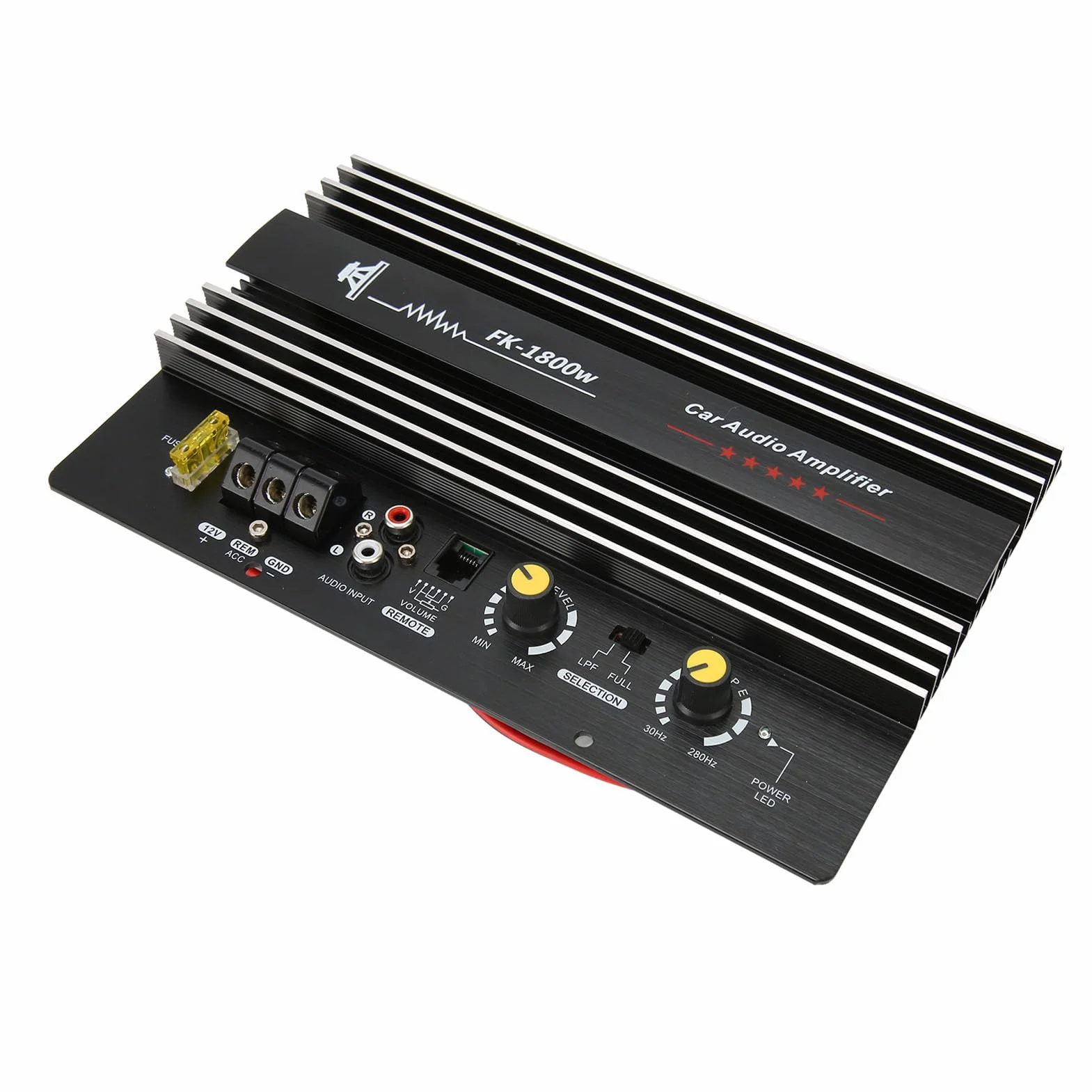 Wzmacniacz Samochodowy 12V 1800W Stereo z Subwooferem