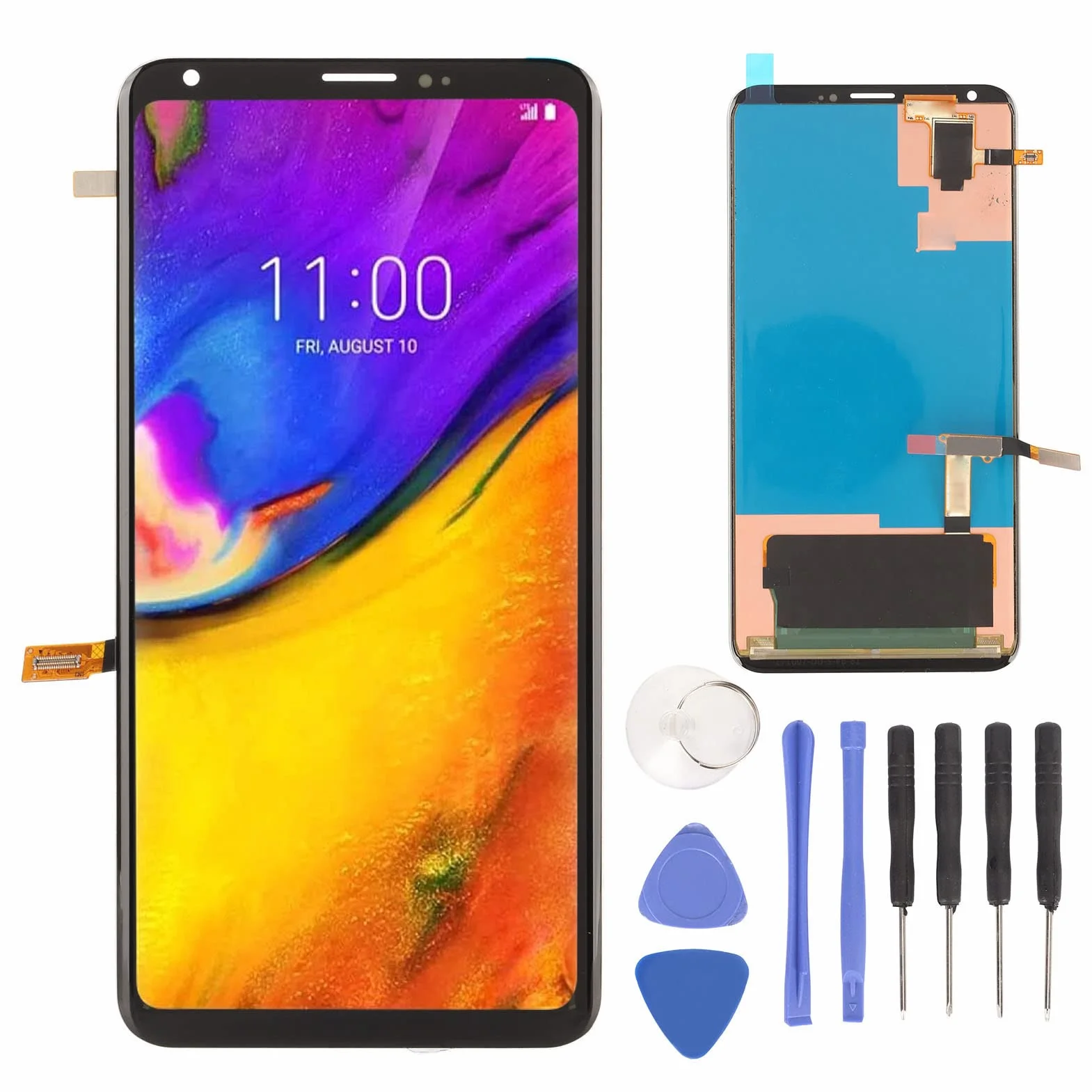 Wyświetlacz LED Digitizer z Ekranem Dotykowym dla V35 V30 Plus, Wymiana, 6,0 cala