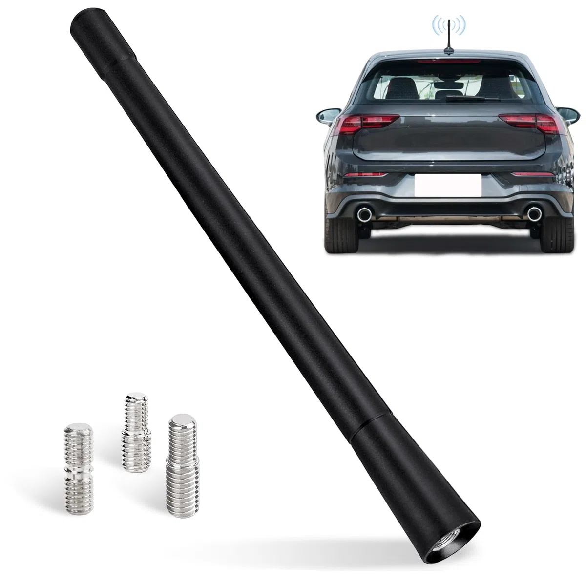 Anteny Radiowe Samochodowe, 18 cm, Krótkie, Dab/Fm/Am, 3 Szruby, Kompatybilne z Wiele Samochodów