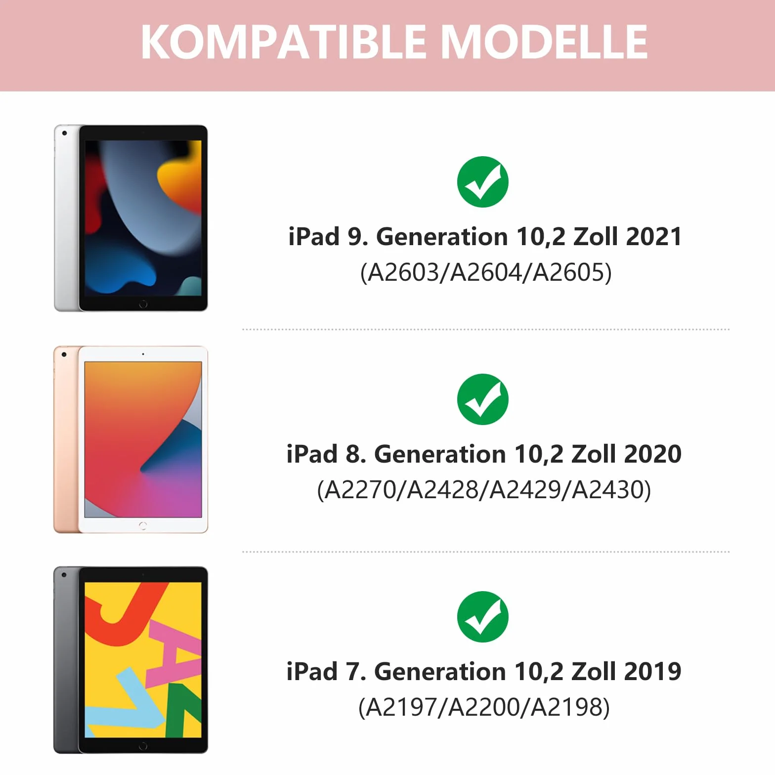 Etui na klawiaturę do iPada 10,2", do iPada 9/8/7 generacji, touchpad 360°, etui z klapką, smukłe etui, bezprzewodowe etui na klawiaturę Bluetooth, 7 podświetleń, funkcja automatycznego uśpienia