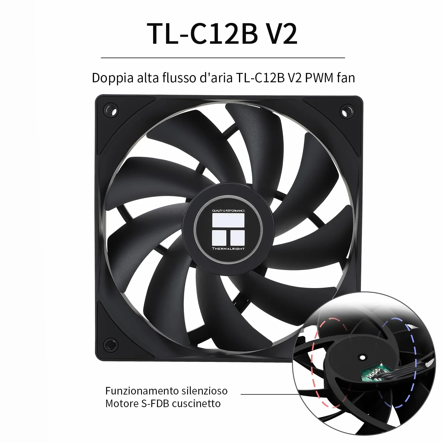 TR Phantom Spirit 120 SE Black CPU, chłodzenie procesora z 7 rurami cieplnymi, dwoma wentylatorami PWM 120 mm, AGHP 4.0, do AM4/AM5