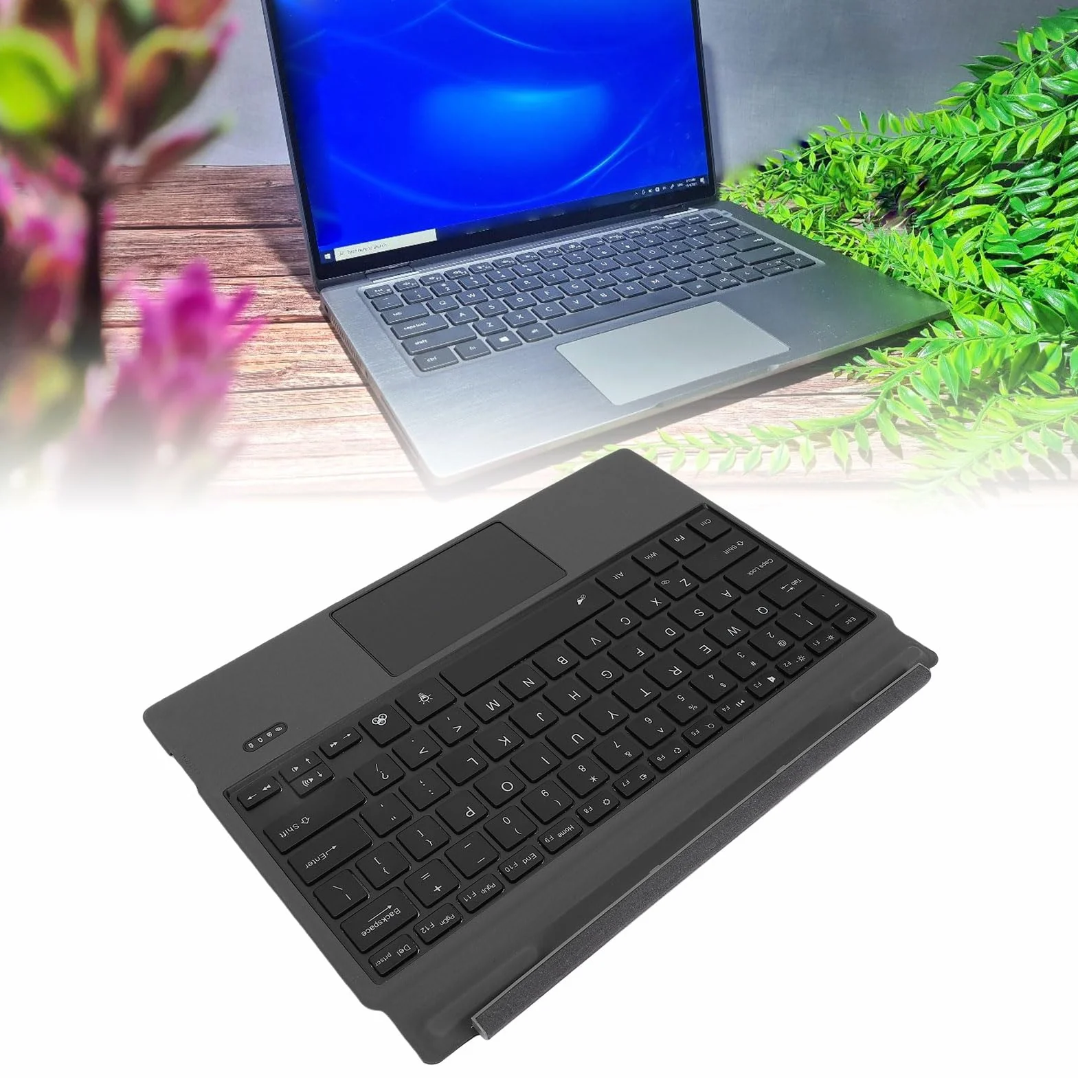 Klawiatura Touchpad do Podparcia Dłoni, Zamiennik OEM dla Tabletów Latitude 7320 7310 z Odłączanym K19M, z Podświetlanymi Klawiszami Odpornymi na Zalanie