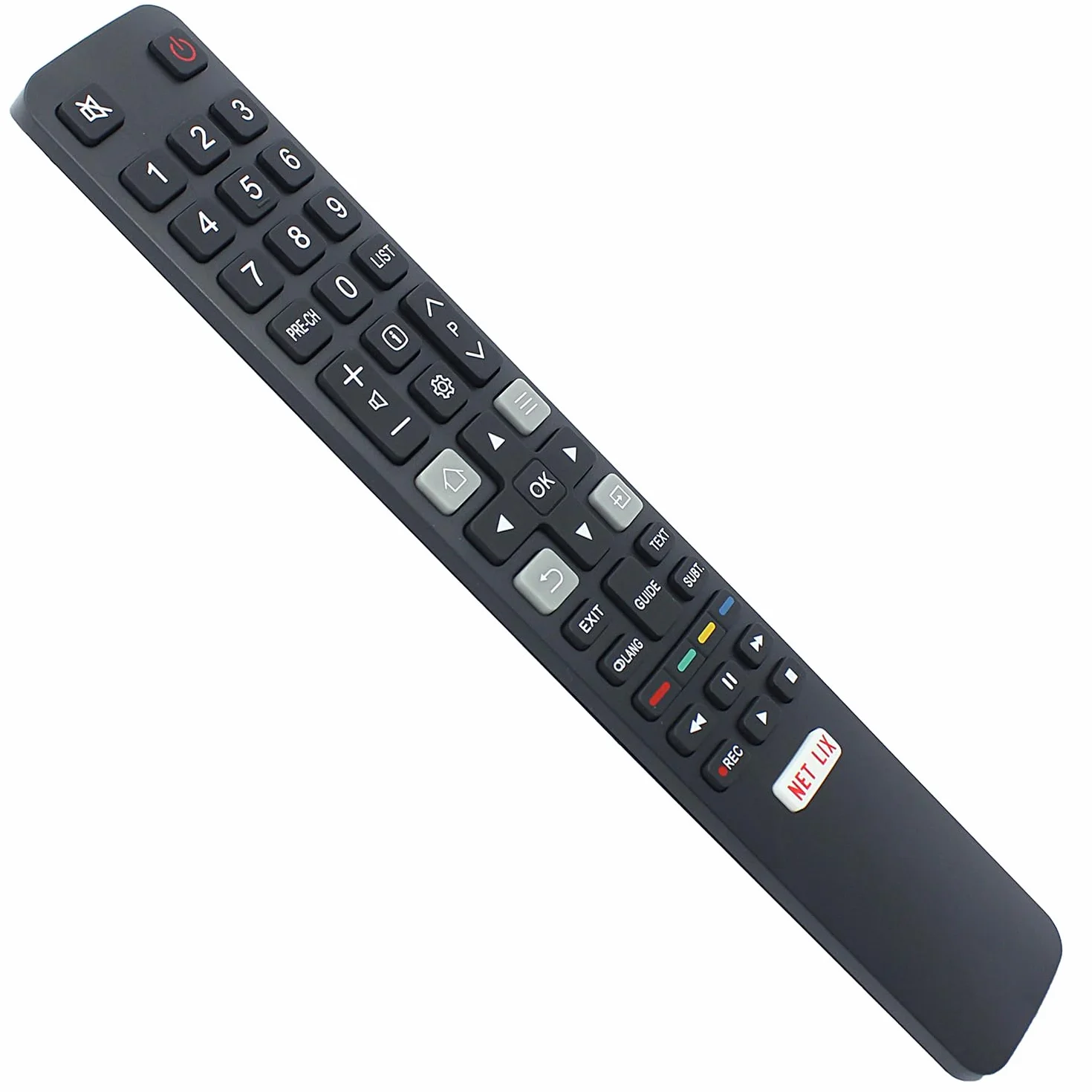 RC802N YAI2 zamiennik pilota do telewizora TCL 65P4USM 50E18US 55E18US 55S6000FS 49C2US 55C2US 65C2US 75C2US 75C2US 32S6000S 40S6000FS 43S6000FS 43S9S6000 0FS