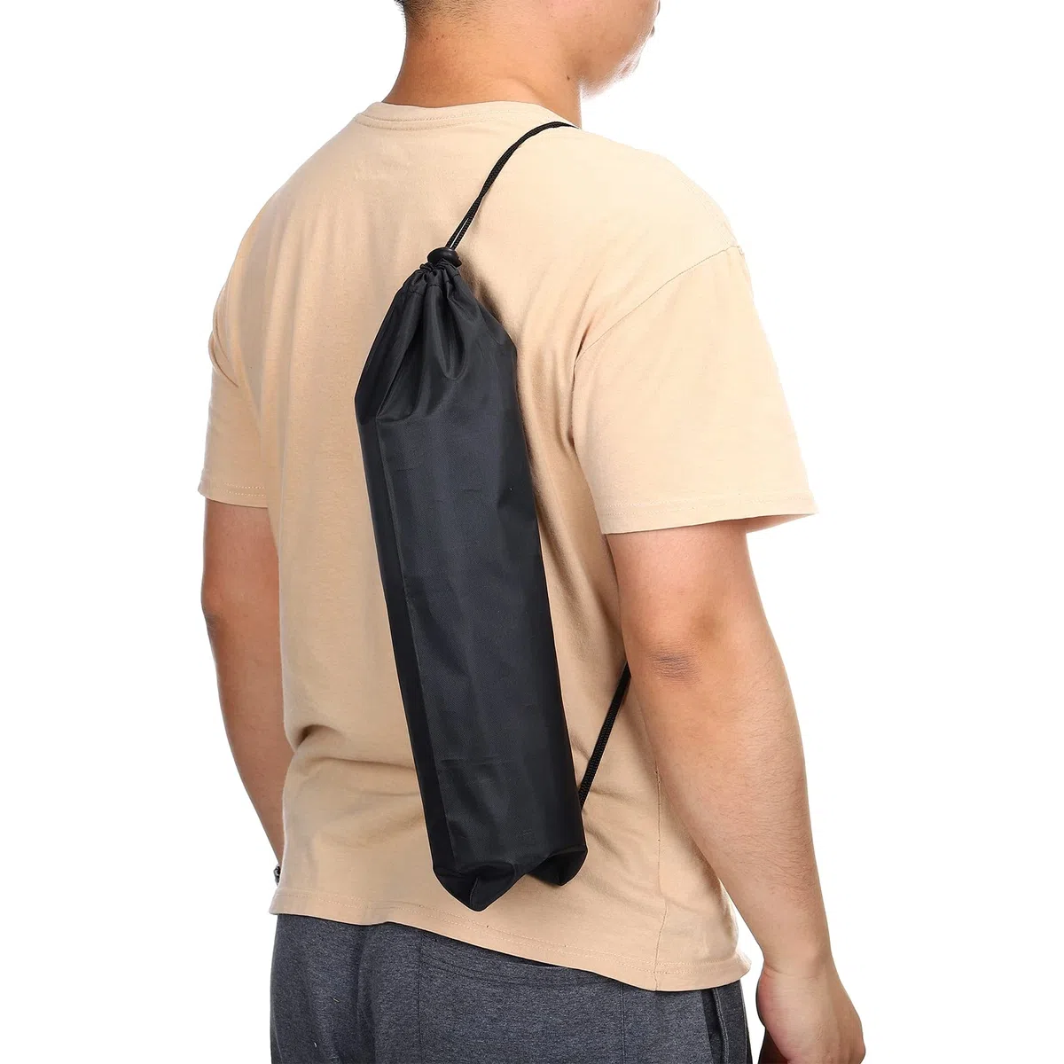 PATIKIL 19" Długi Monopod Torba Etui Torba, Nylon Torba Przenośny Pasek Na Ramię Składany do Kamery Monopod, Czarny, Czarny