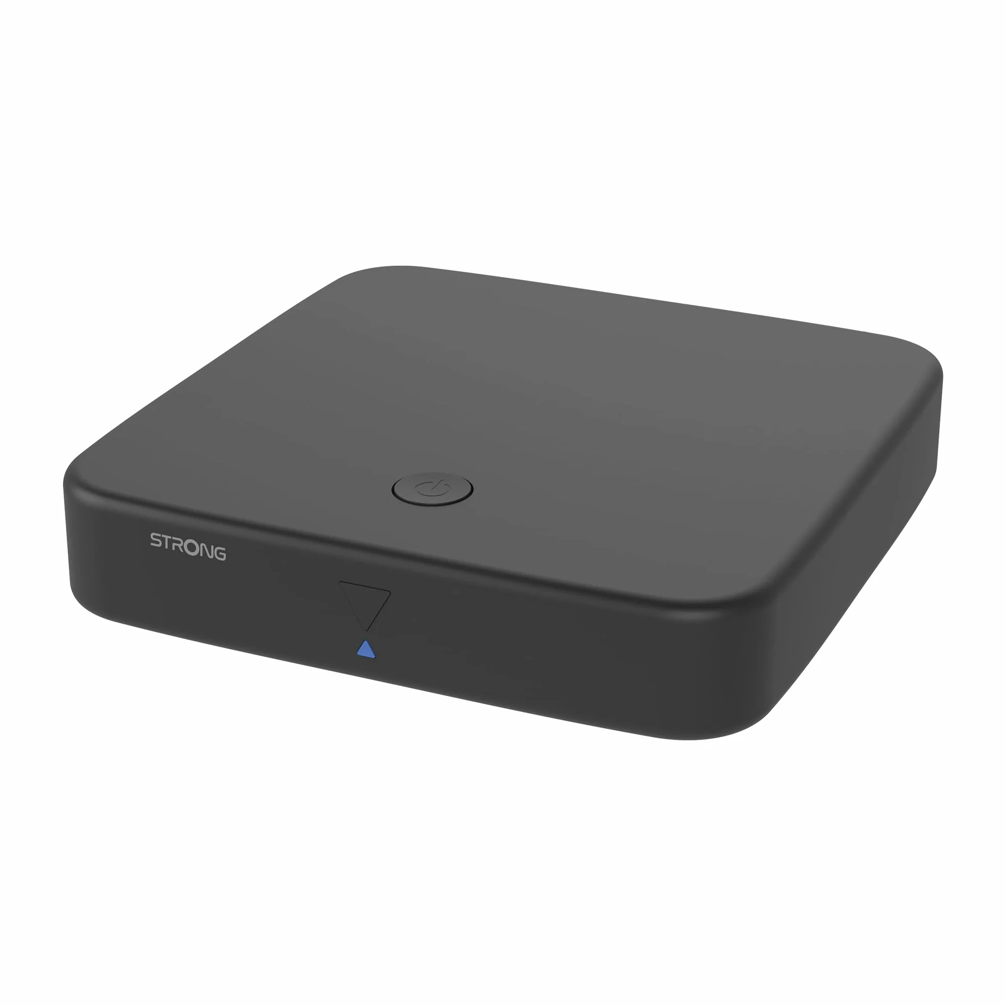STRONG SRT 423 Streaming Box Android TV 4K UHD Chromecast Built-in DVB-T2 Odbiornik Kablowy Sterowanie Głosem Dolby Vision Atmos Czarny