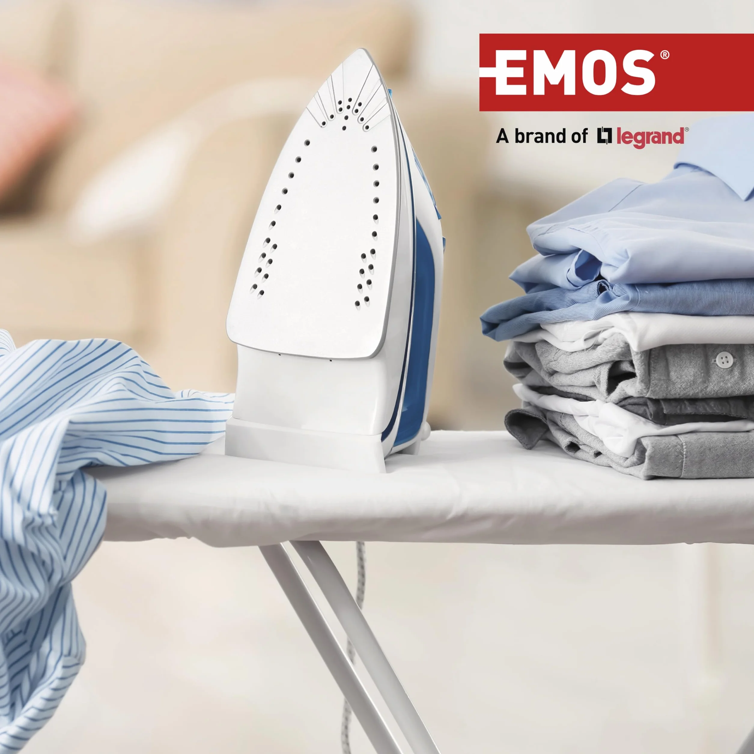 Emos 1902030150 rozdzielacz zasilania PDU 3 x gniazdo sieciowe Biały