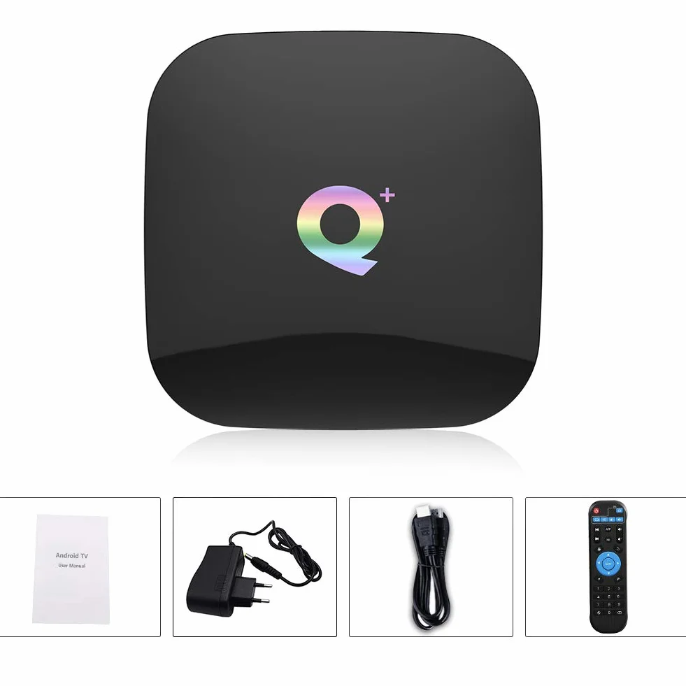 Android TV Box Q Plus H6 Quad Core Cortex-A53 2GB RAM 16GB ROM 6K 3D WiFi Ethernet USB 3.0 Smart TV Box