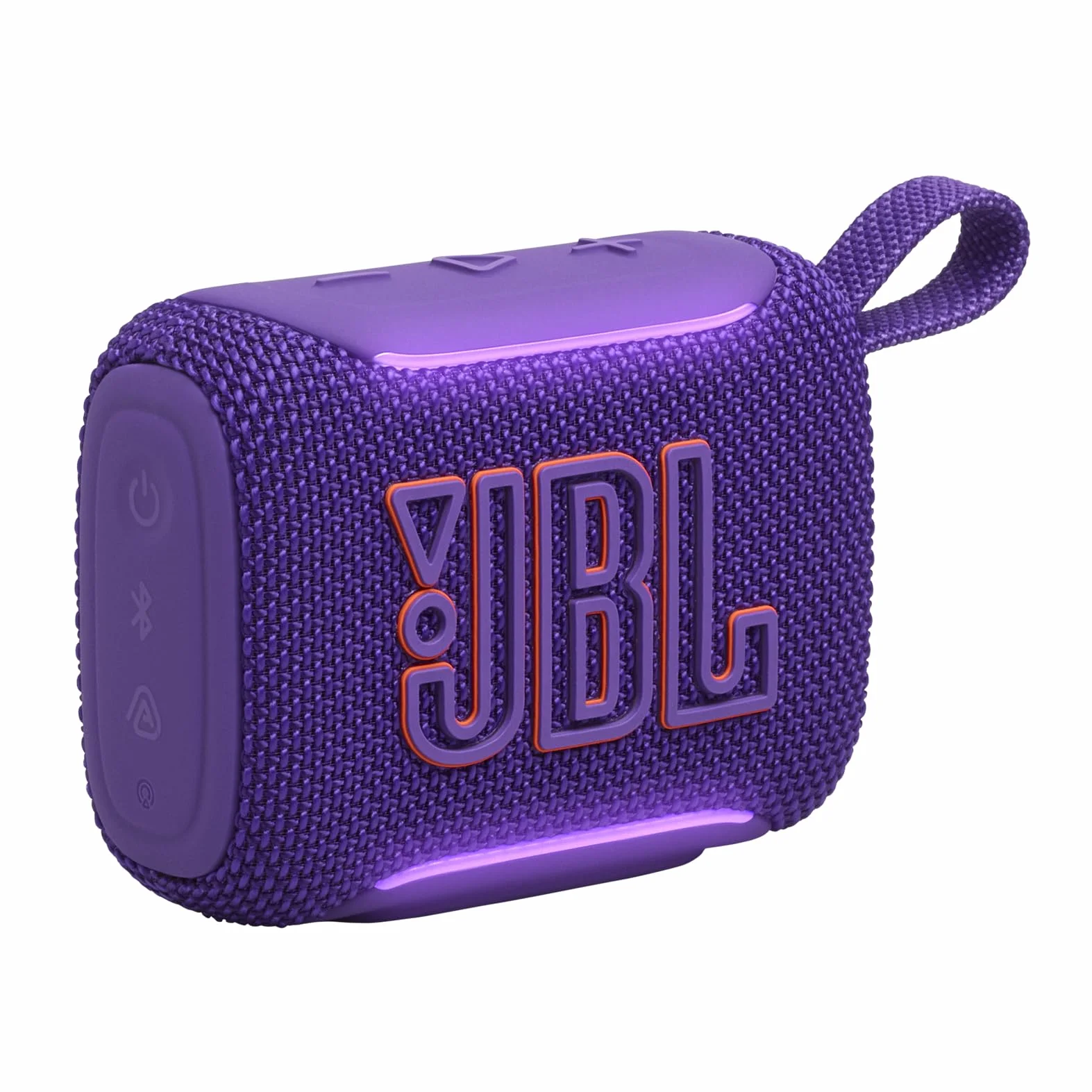 JBL GO 5 ultraprzenośny głośnik Bluetooth z dużym dźwiękiem JBL Pro i mocnym basem, parowaniem AirTouch, wodoszczelna konstrukcja, 10 godzin odtwarzania, fioletowy