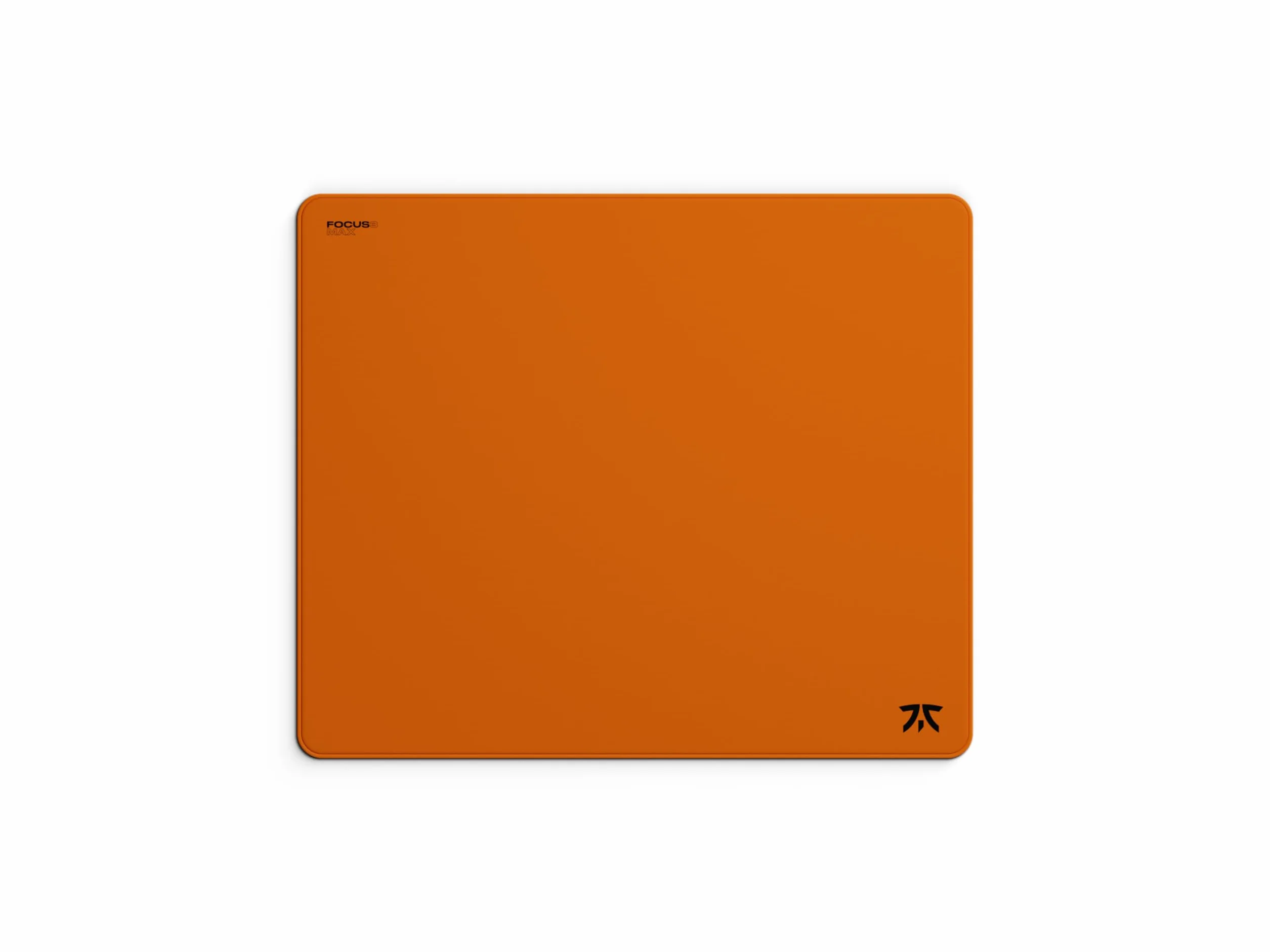 Fnatic MAX Focus 3 L Pro Gaming Mouse Mat 480 x 400 x 6 mm Sunrise Orange Smooth Cloth Control Surface Water Resistant Non-Slip Poron Foam Base