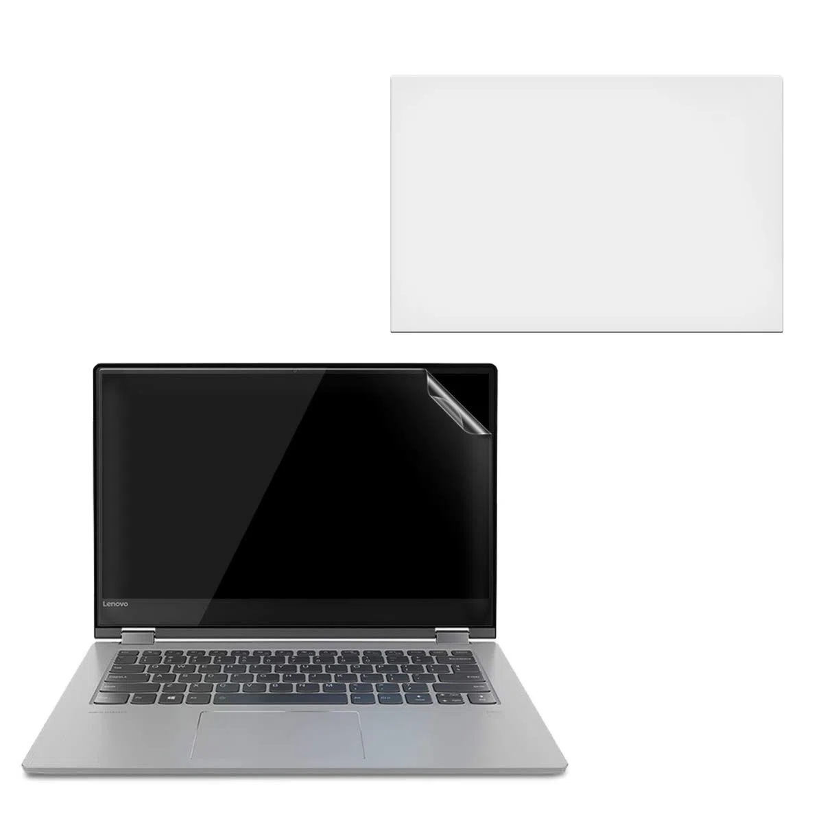 kwmobile Zestaw 2 ochraniaczy ekranu kompatybilnych z Lenovo Yoga 530 (14 cali) – matowa, antyodblaskowa, antyodciskowa folia ekspozycyjna do monitora