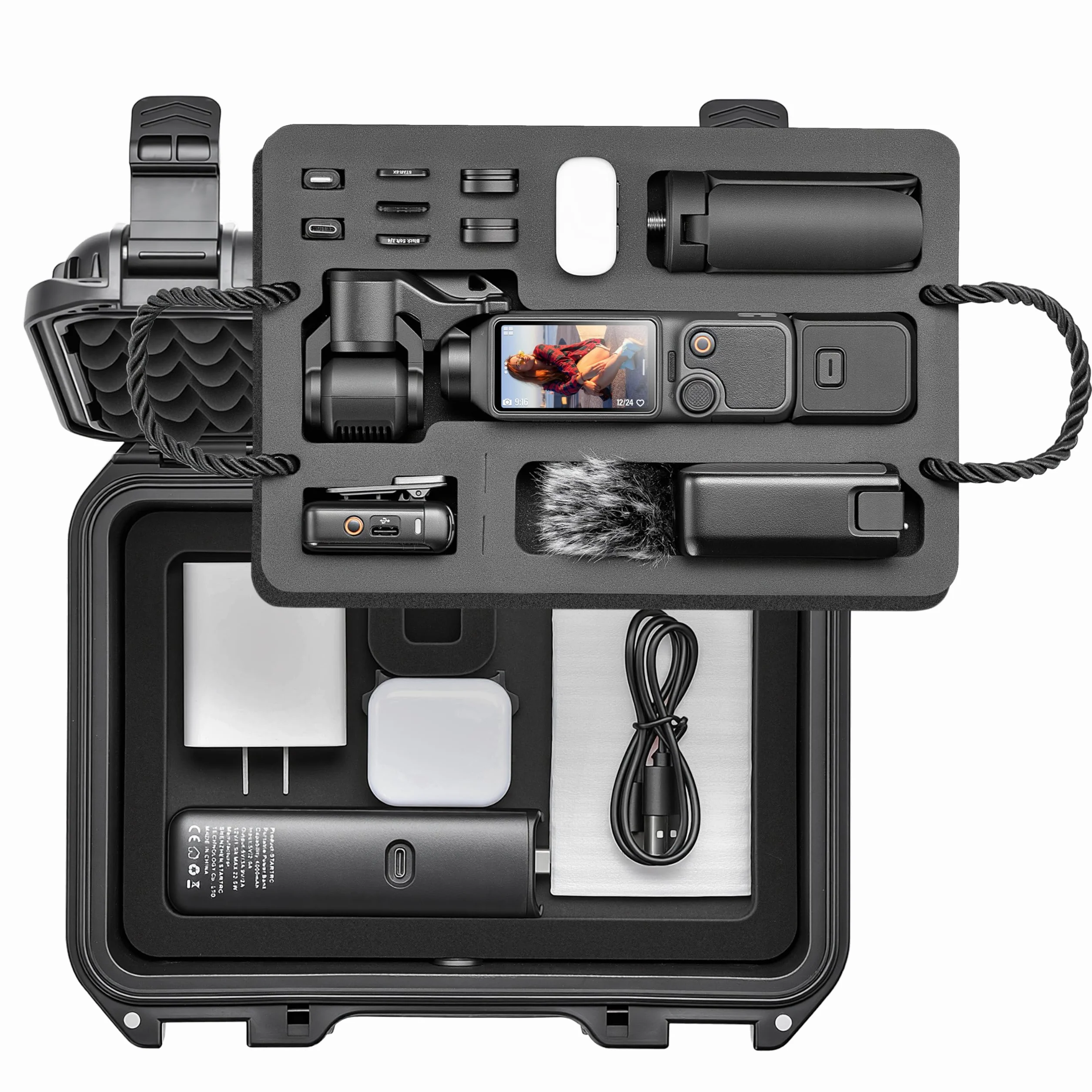 STARTRC PHOTO Wodoszczelna walizka do DJI Osmo Pocket 4, twarda obudowa