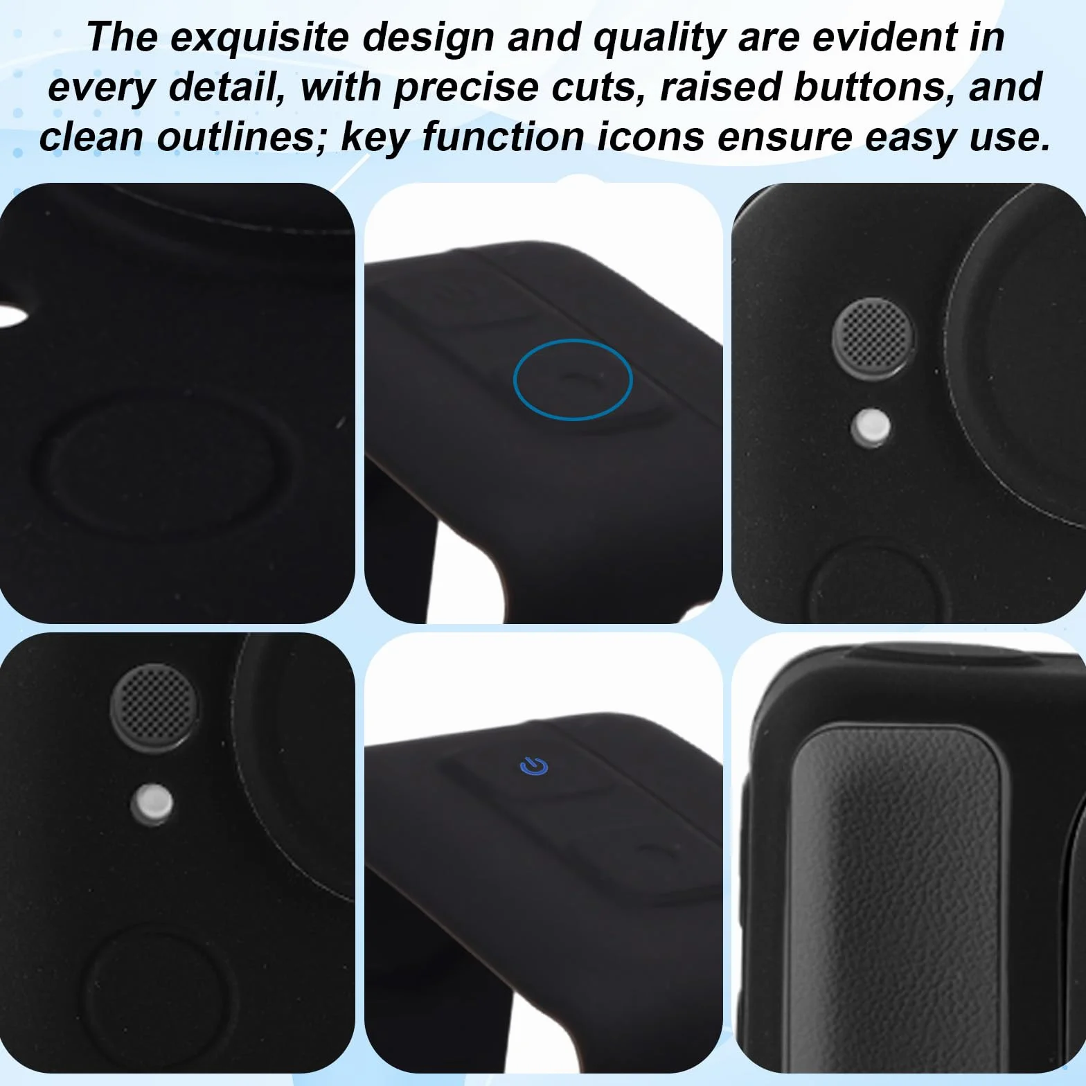 Zestaw Silikonowych Etui Kompatybilnych z Insta360 Go Ultra, Zawiera Etui Ochronne Aparat Obiektyw Oraz Pasek Nadgarstek Zapobiegający Zgubieniu Pasek Obiektyw Zapobiegający Zgubieniu(Czarne)