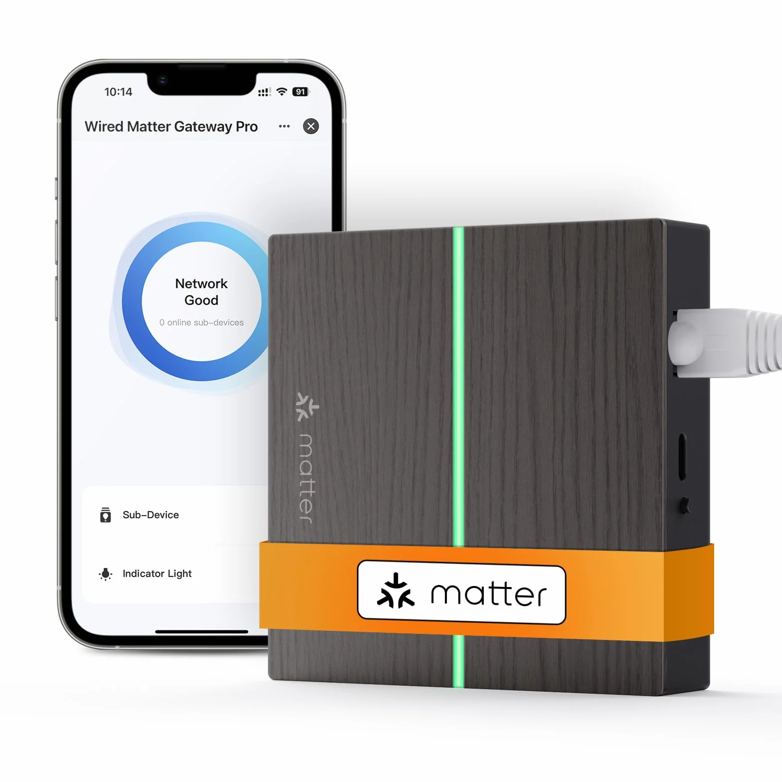 MIUCDA Zigbee Gateway i Matter Thread Hub do automatyki domowej, obsługuje Alexa, Google Assistant, Apple HomeKit, SmartThings