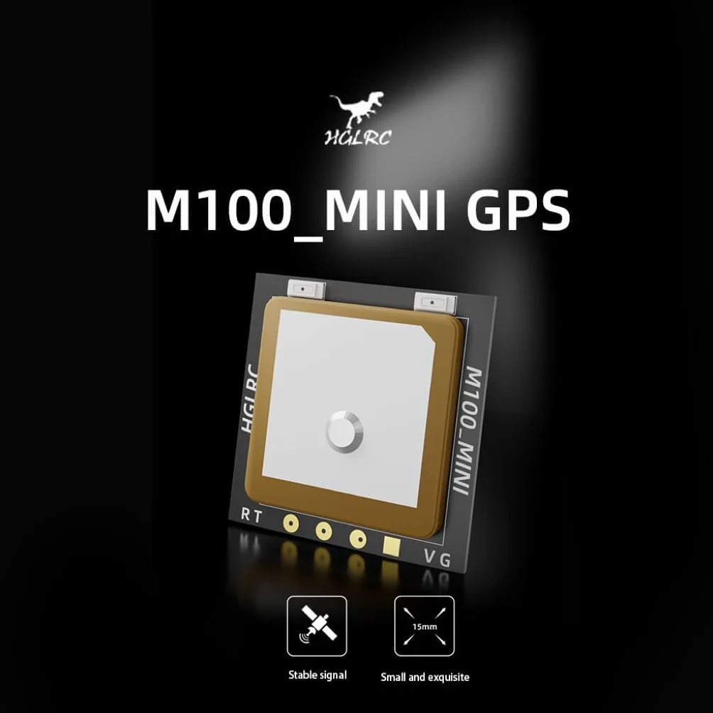 HGLRC Mini M100 GPS moduł UBLOX kompatybilny z dronem FPV 2-7"