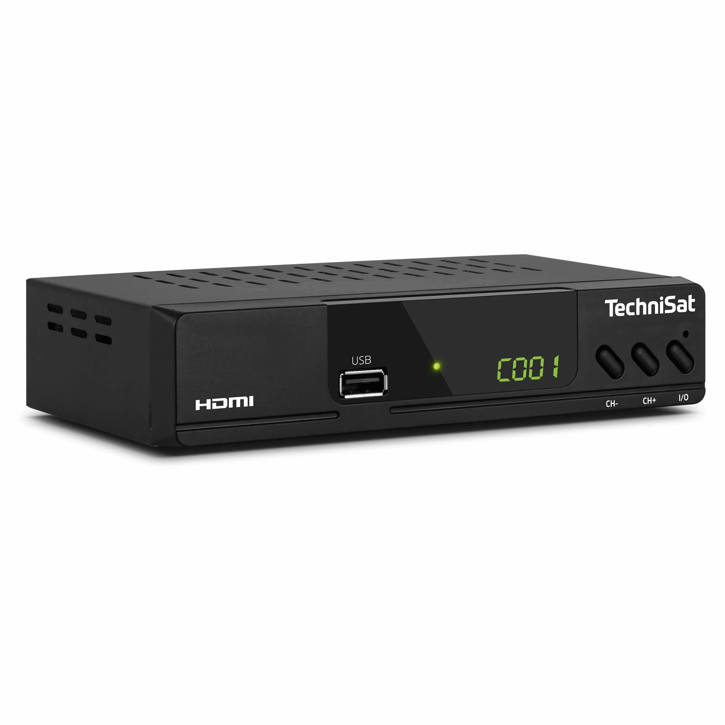 TechniSat HD-C 232 - odbiornik HD do cyfrowej telewizji kablowej (HDTV, DVB-C, HDMI, SCART, USB 2.0, RF in, RF out, EPG, pilot zdalnego sterowania), czarny